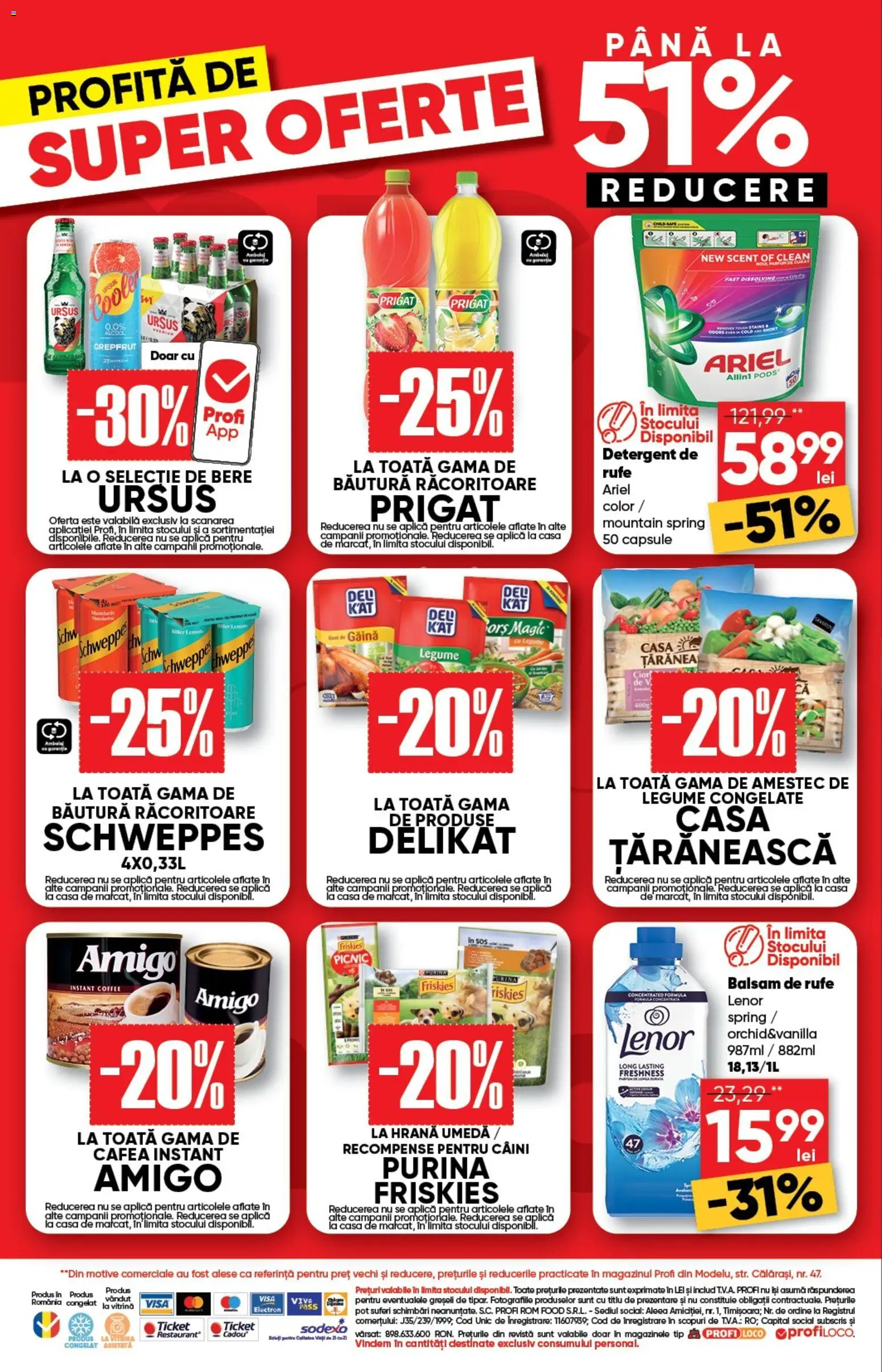 Catalog Profi 4 - 16 Martie 2026 | Pagina 12 | Produse: Vitrină, Detergent, Grepfrut, Sos