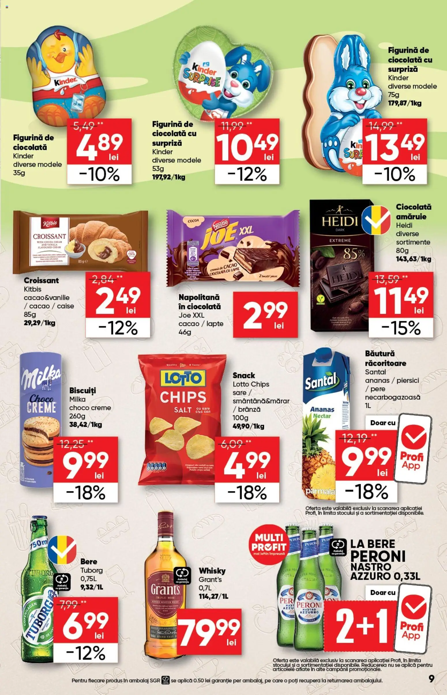 Catalog Profi 4 - 16 Martie 2026 | Pagina 9 | Produse: Lapte, Cremă, Bere, Ananas