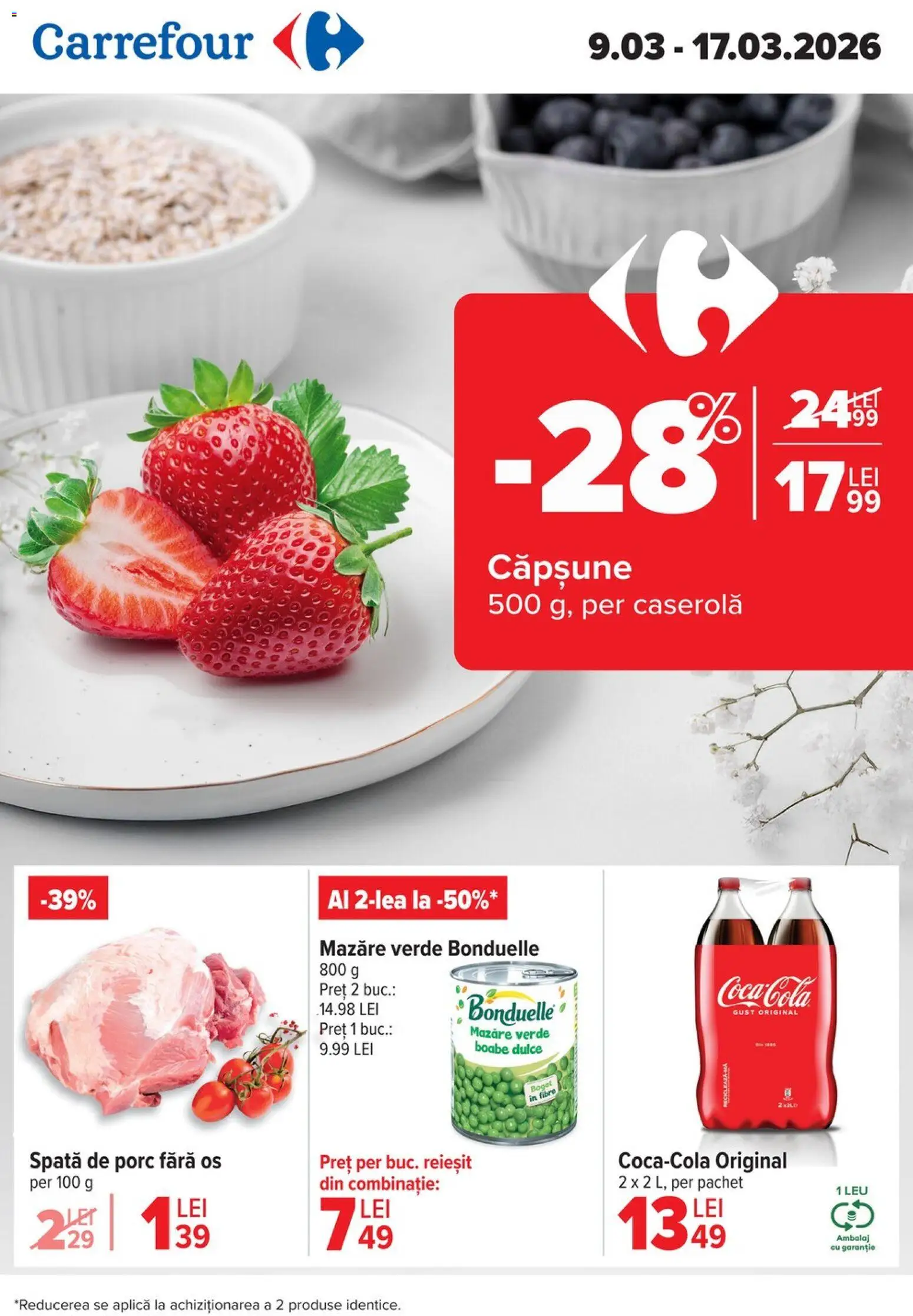 Catalog Carrefour 9 - 16 Martie 2026 | Pagina 1 | Produse: Mazăre