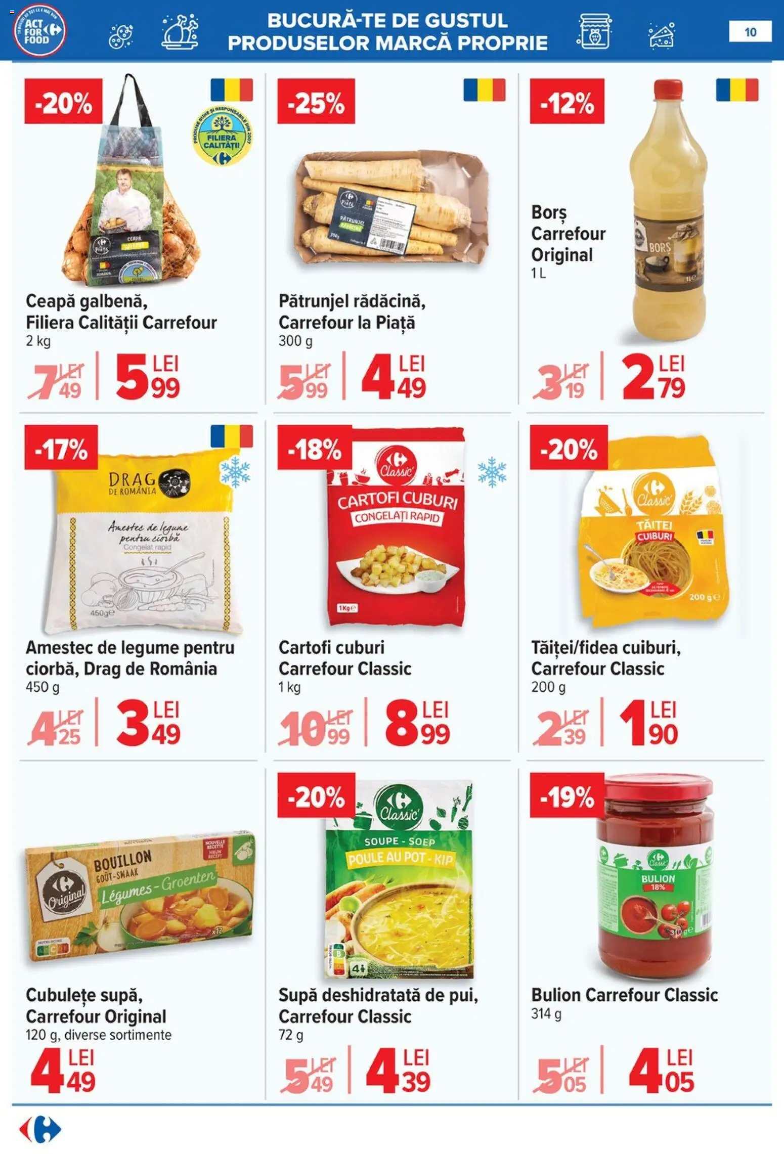 Catalog Carrefour 9 - 16 Martie 2026 | Pagina 13 | Produse: Pătrunjel, Cartofi, Ceapă, Legume