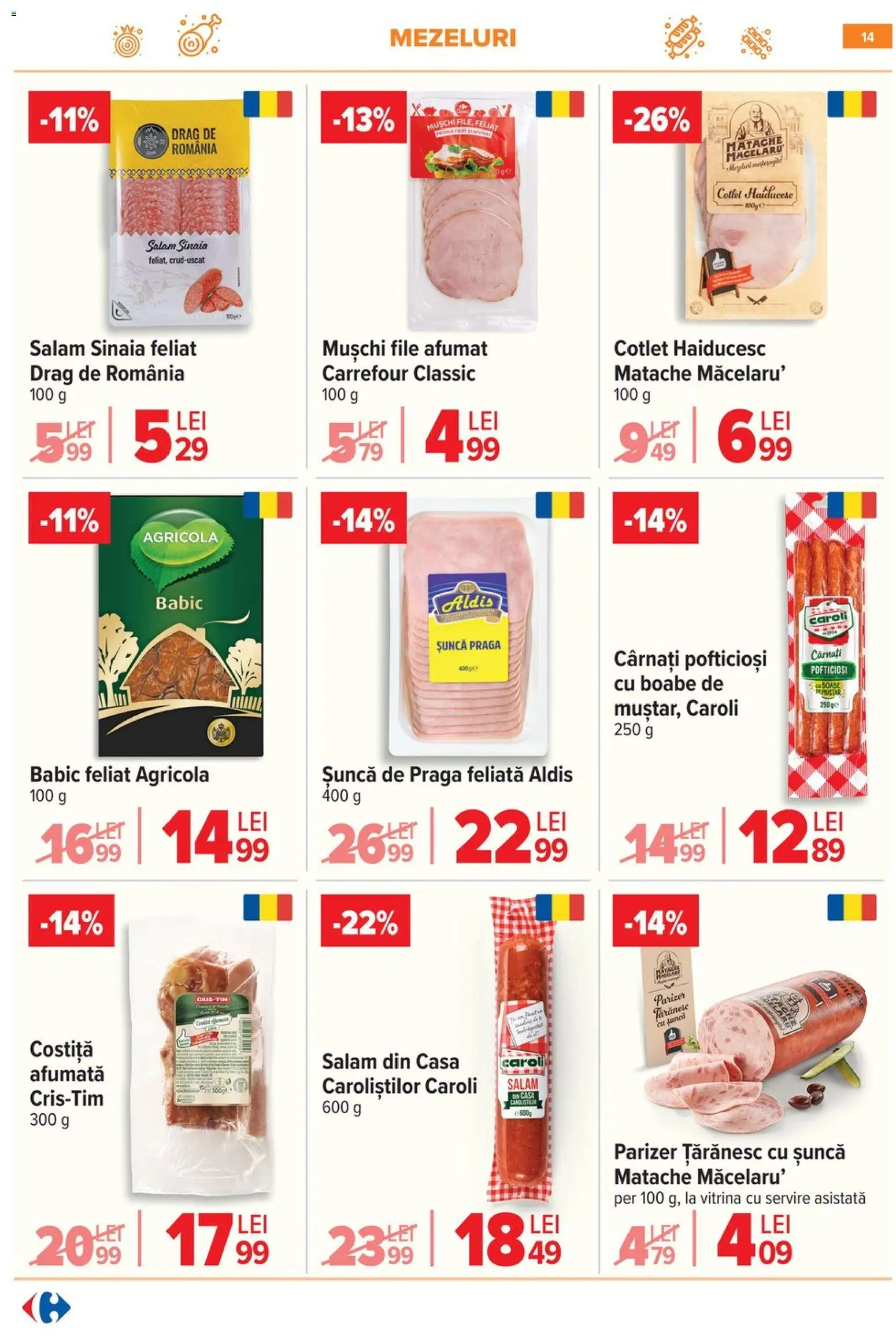 Catalog Carrefour 9 - 16 Martie 2026 | Pagina 17 | Produse: Lait de coco, Vitrină, Șuncă, Parizer