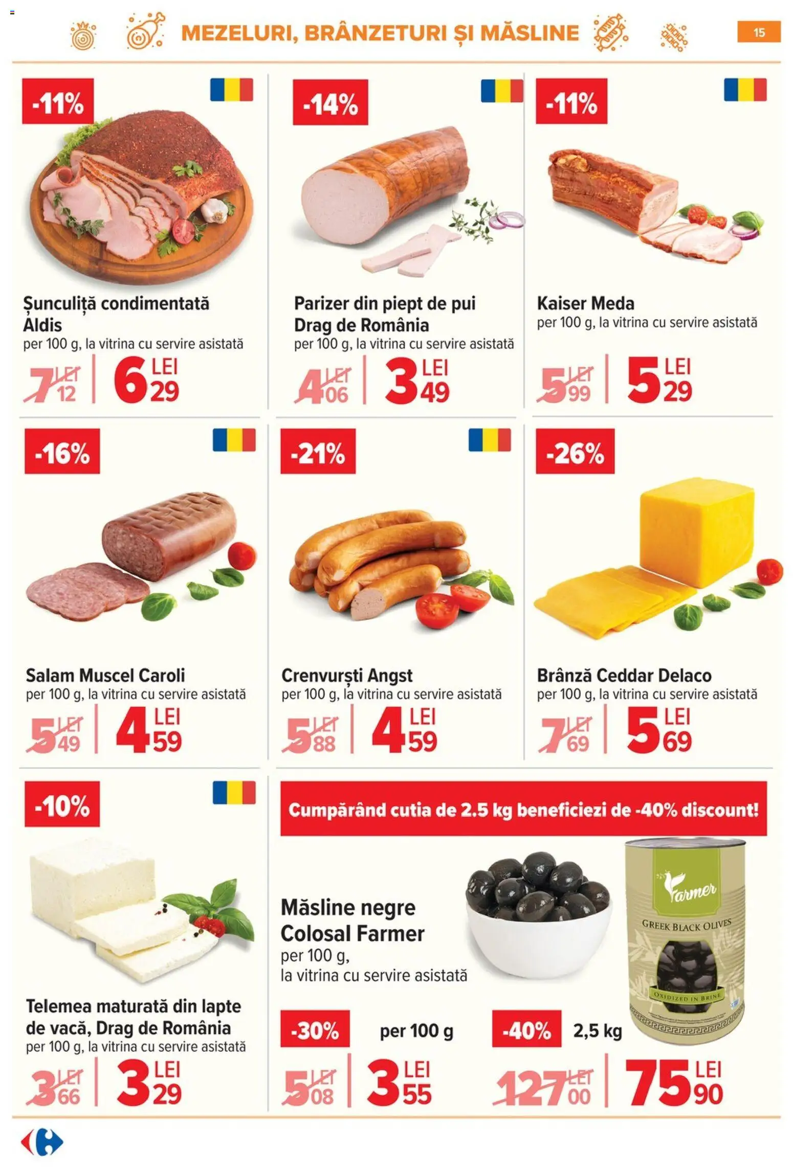 Catalog Carrefour 9 - 16 Martie 2026 | Pagina 18 | Produse: Hacıyatmaz Kedi Oyuncağı, Vitrină, Crenvurști, Brânză