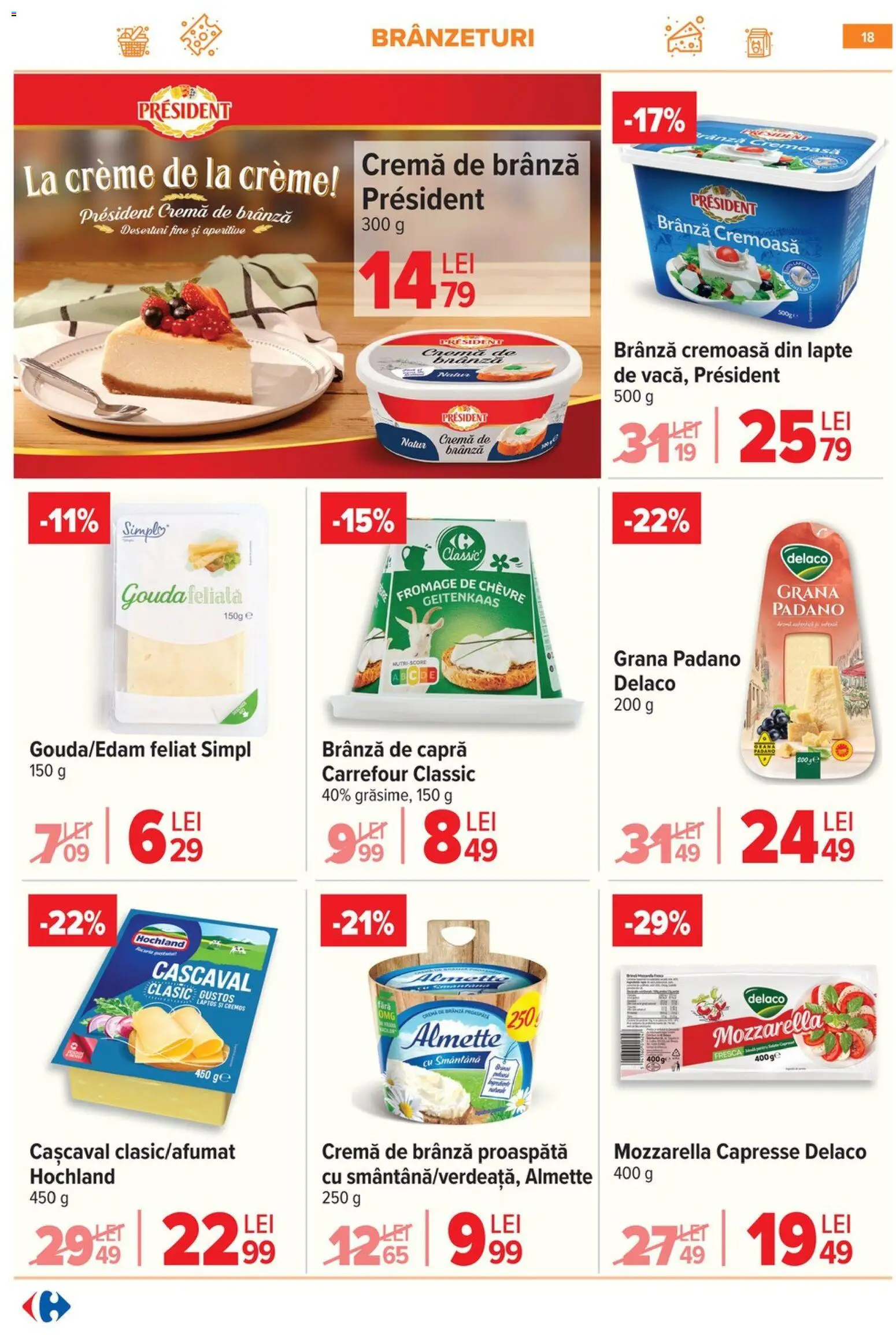 Catalog Carrefour 9 - 16 Martie 2026 | Pagina 21 | Produse: Light Kedi Konservesi, Cremă, Smântână, Gouda