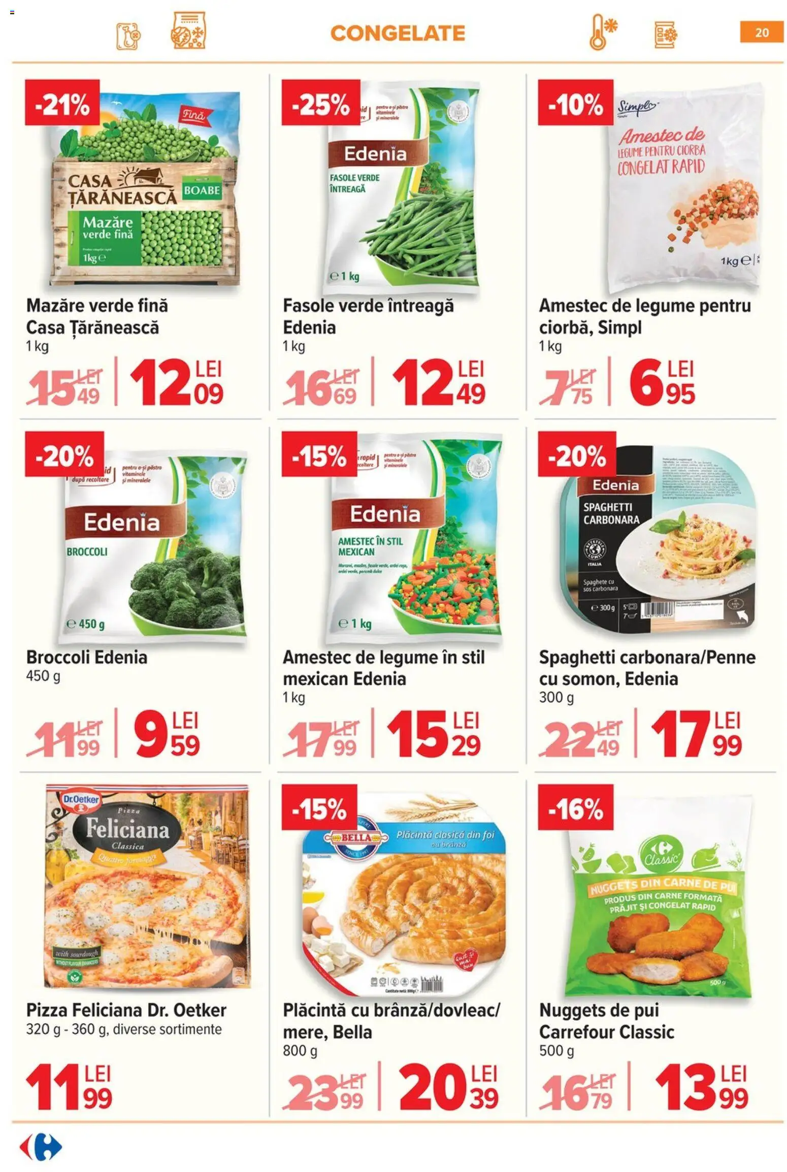 Catalog Carrefour 9 - 16 Martie 2026 | Pagina 23 | Produse: Hacıyatmaz Kedi Oyuncağı, Plăcintă, Pizza, Legume