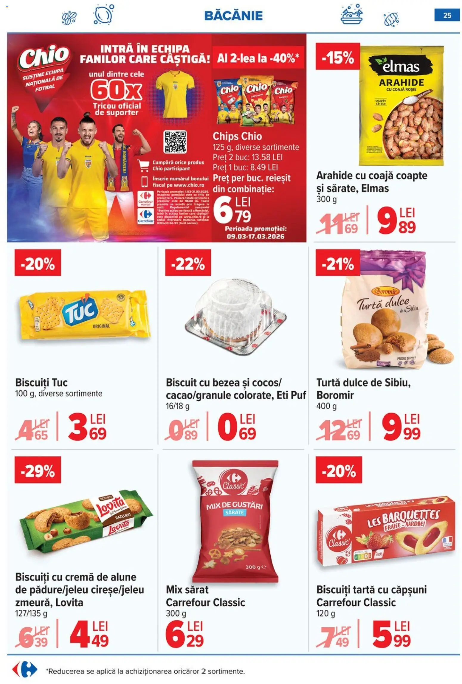 Catalog Carrefour 9 - 16 Martie 2026 | Pagina 28 | Produse: Alune, Cremă, Căpșuni, Turtă dulce