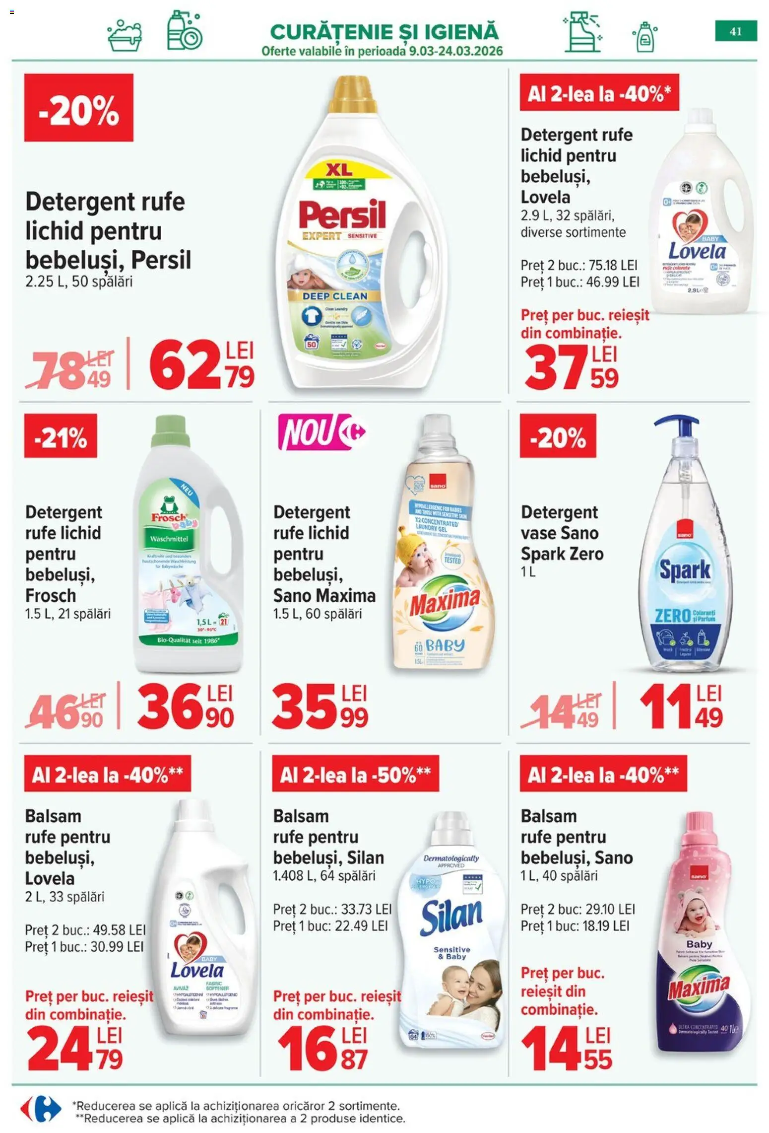 Catalog Carrefour 9 - 16 Martie 2026 | Pagina 44 | Produse: Pomelo, Balsam, Detergent