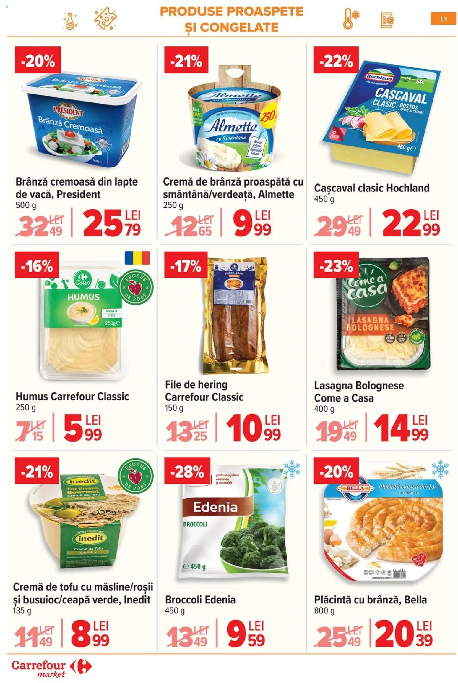 Catalog Carrefour 9 - 16 Martie 2026 | Pagina 16 | Produse: Lasagna, Brânză, Cremă, Cremă de brânză