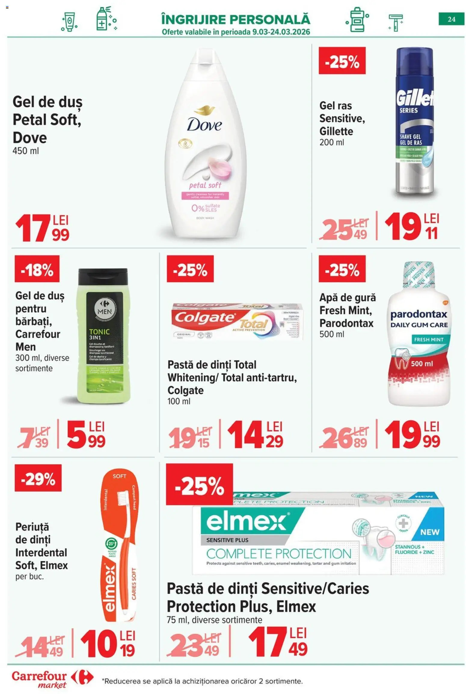 Catalog Carrefour 9 - 16 Martie 2026 | Pagina 27 | Produse: Body, Vin, Gel de duș, Apă