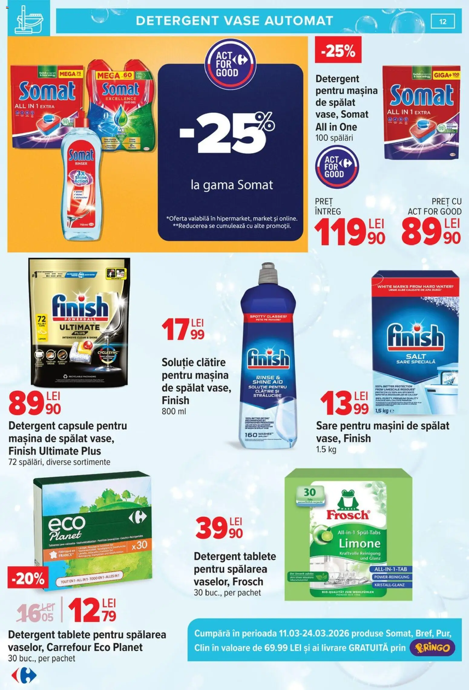 Catalog Carrefour 9 - 23 Martie 2026 | Pagina 12 | Produse: Pomelo, Mașină De Spălat, Detergent, Sare