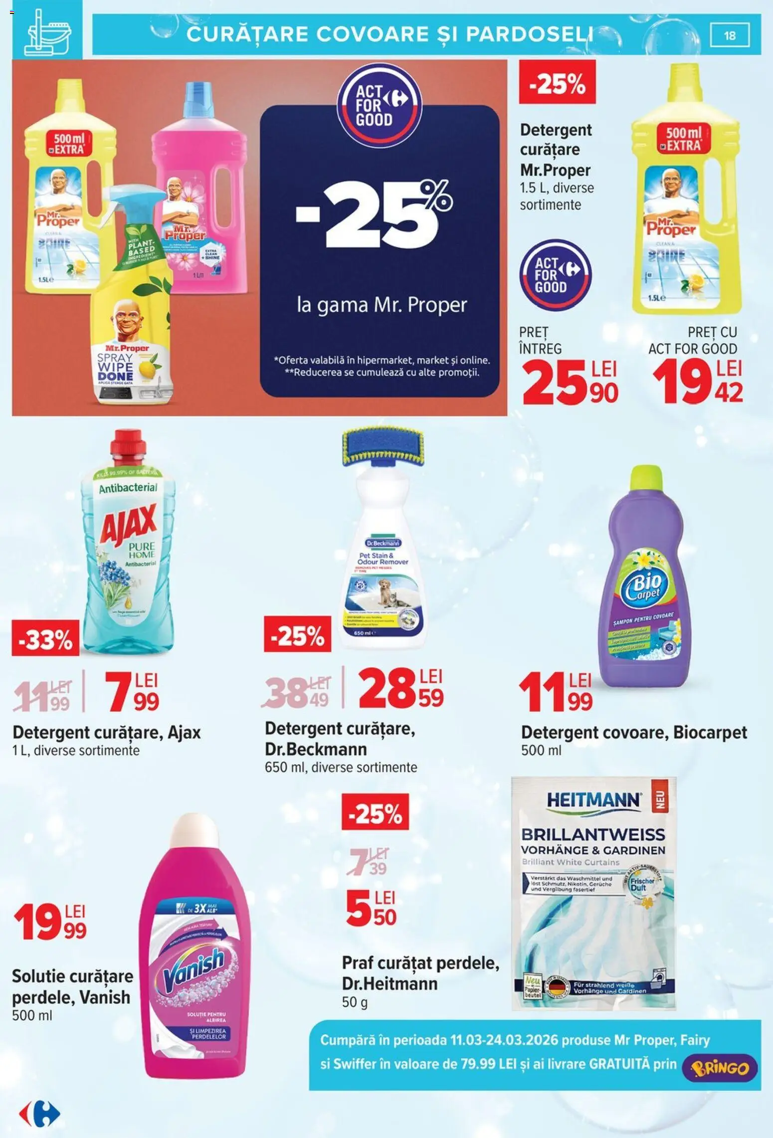 Catalog Carrefour 9 - 23 Martie 2026 | Pagina 18 | Produse: Șampon, Detergent, Çelik Mama ve Su Kabı