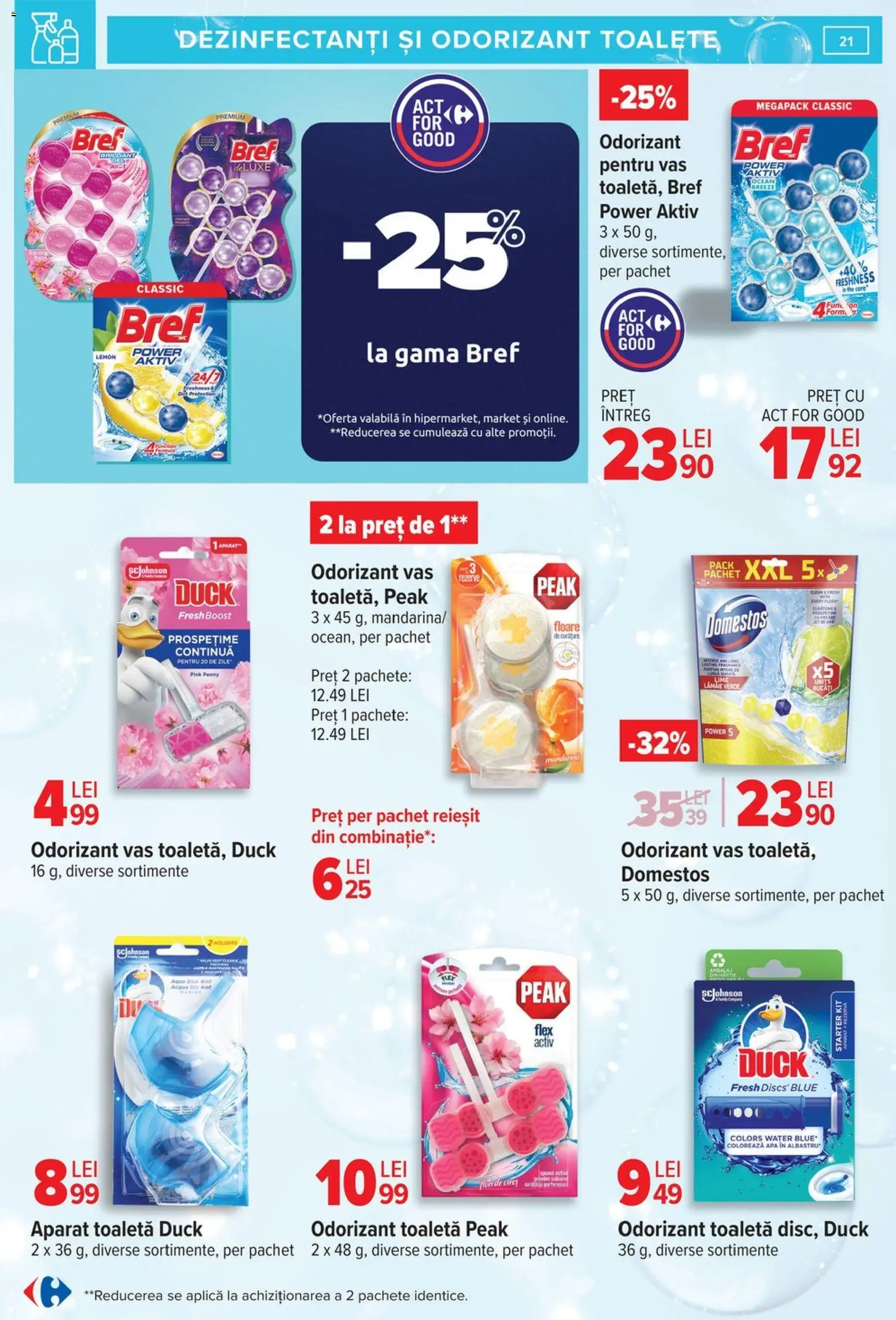 Catalog Carrefour 9 - 23 Martie 2026 | Pagina 21 | Produse: Lime, Toaletă, Odorizant toaletă, Apă
