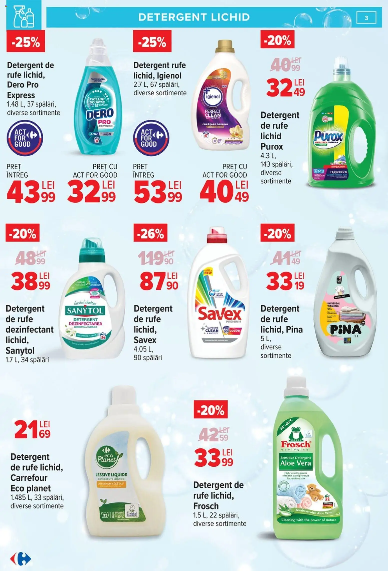 Catalog Carrefour 9 - 23 Martie 2026 | Pagina 3 | Produse: Pomelo, Aloe vera, Detergent, Haine