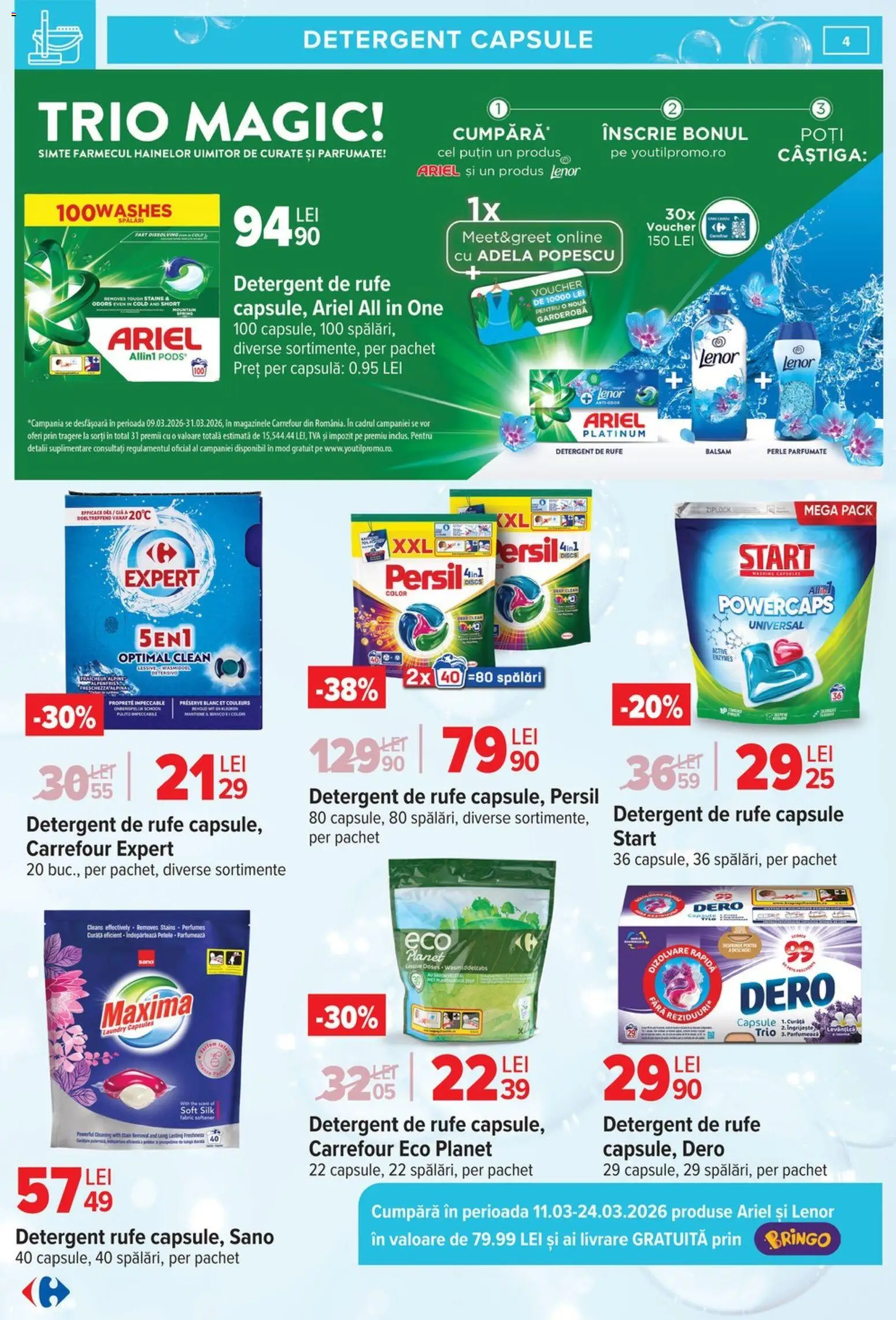 Catalog Carrefour 9 - 23 Martie 2026 | Pagina 4 | Produse: Pomelo, Akrilik boya, Balsam, Detergent