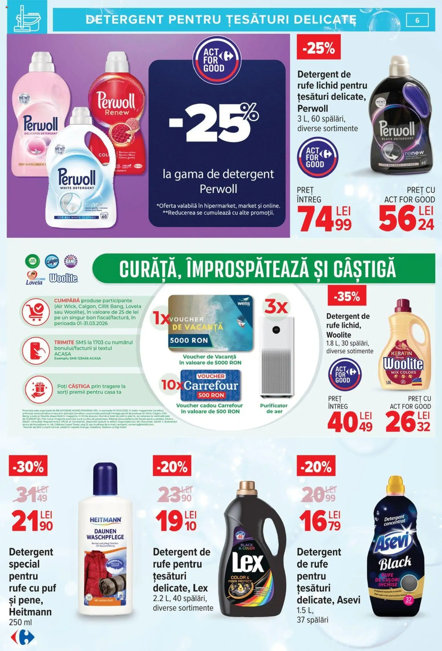 Catalog Carrefour 9 - 23 Martie 2026 | Pagina 6 | Produse: Detergent