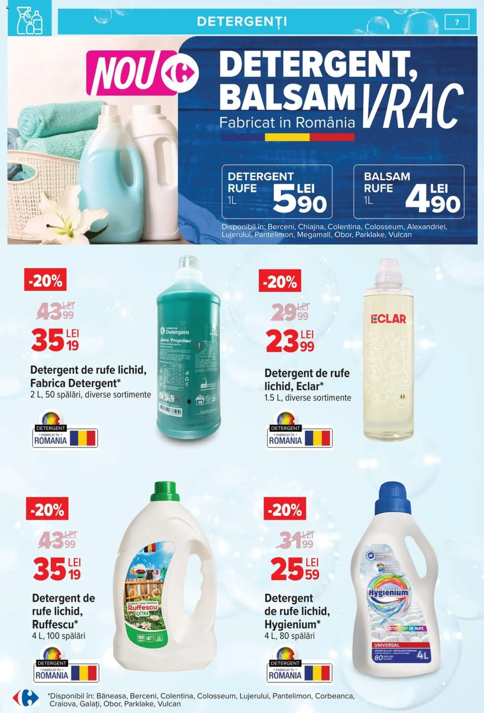Catalog Carrefour 9 - 23 Martie 2026 | Pagina 7 | Produse: Balsam, Detergent