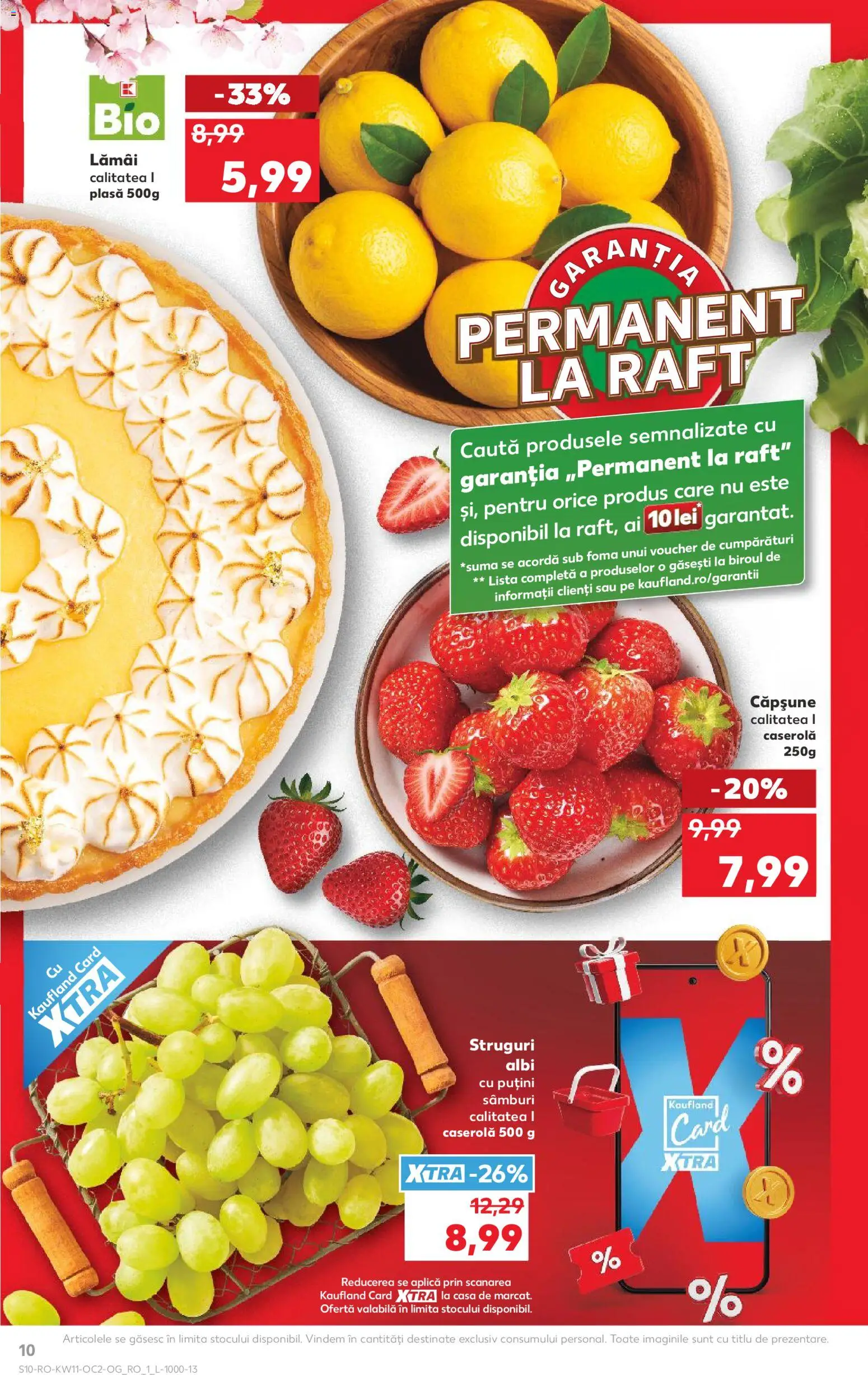 Catalog Kaufland 11 - 16 Martie 2026 | Pagina 10 | Produse: Şerit ödül, Struguri, Raft