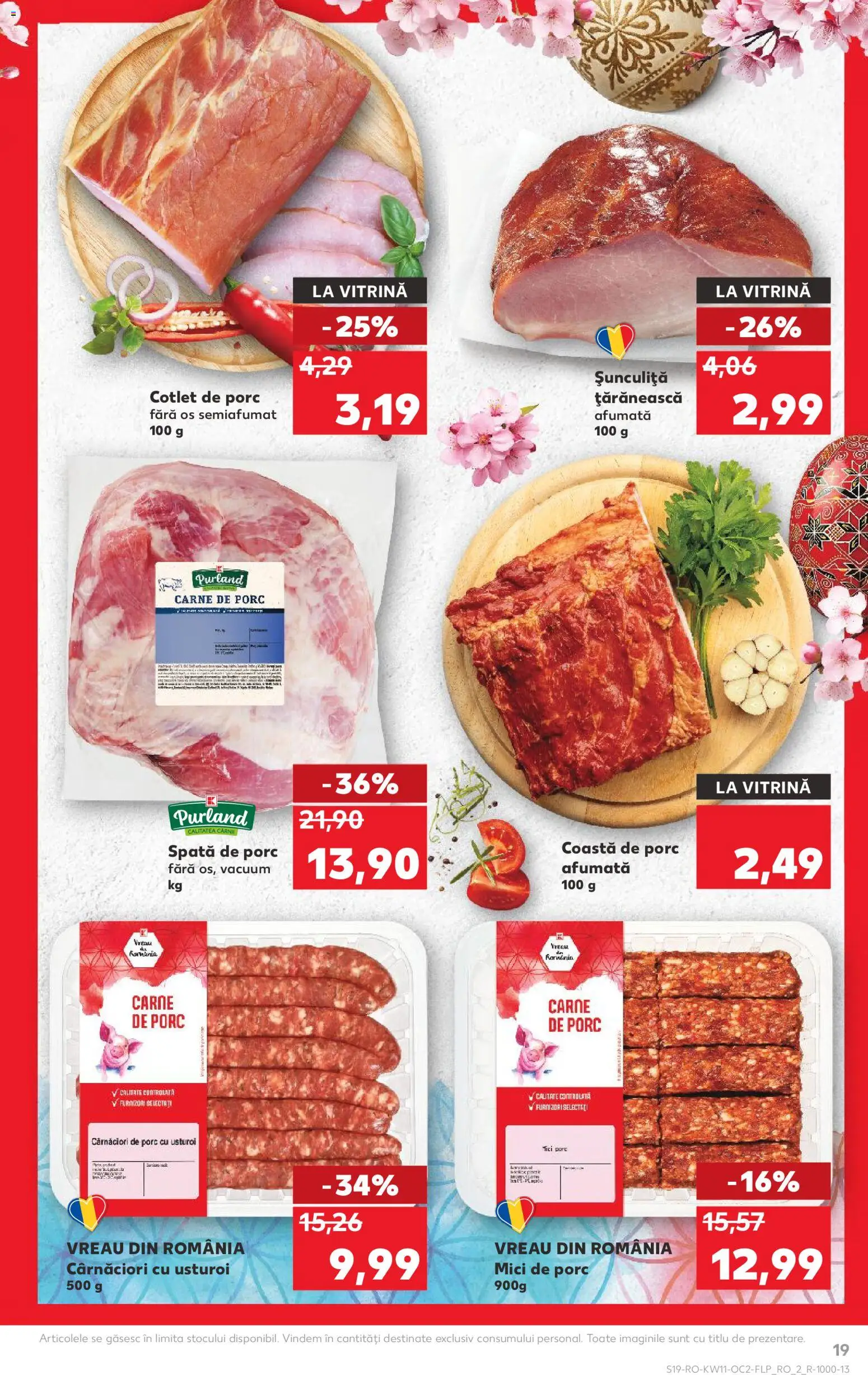 Catalog Kaufland 11 - 16 Martie 2026 | Pagina 19 | Produse: Vitrină, Mici, Carne De Porc, Usturoi