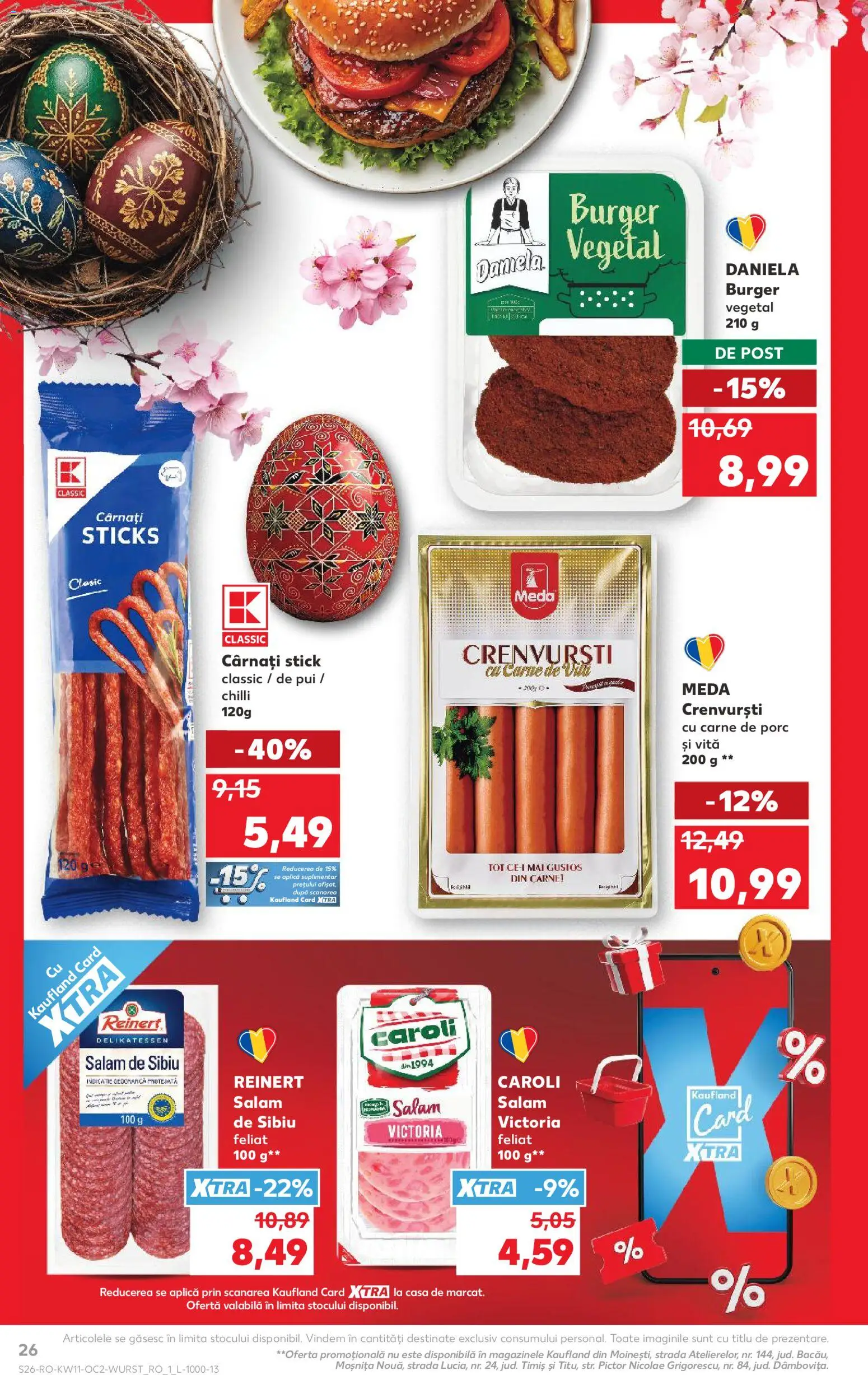 Catalog Kaufland 11 - 16 Martie 2026 | Pagina 26 | Produse: Chilli, Salam, Carne De Porc, Cârnați