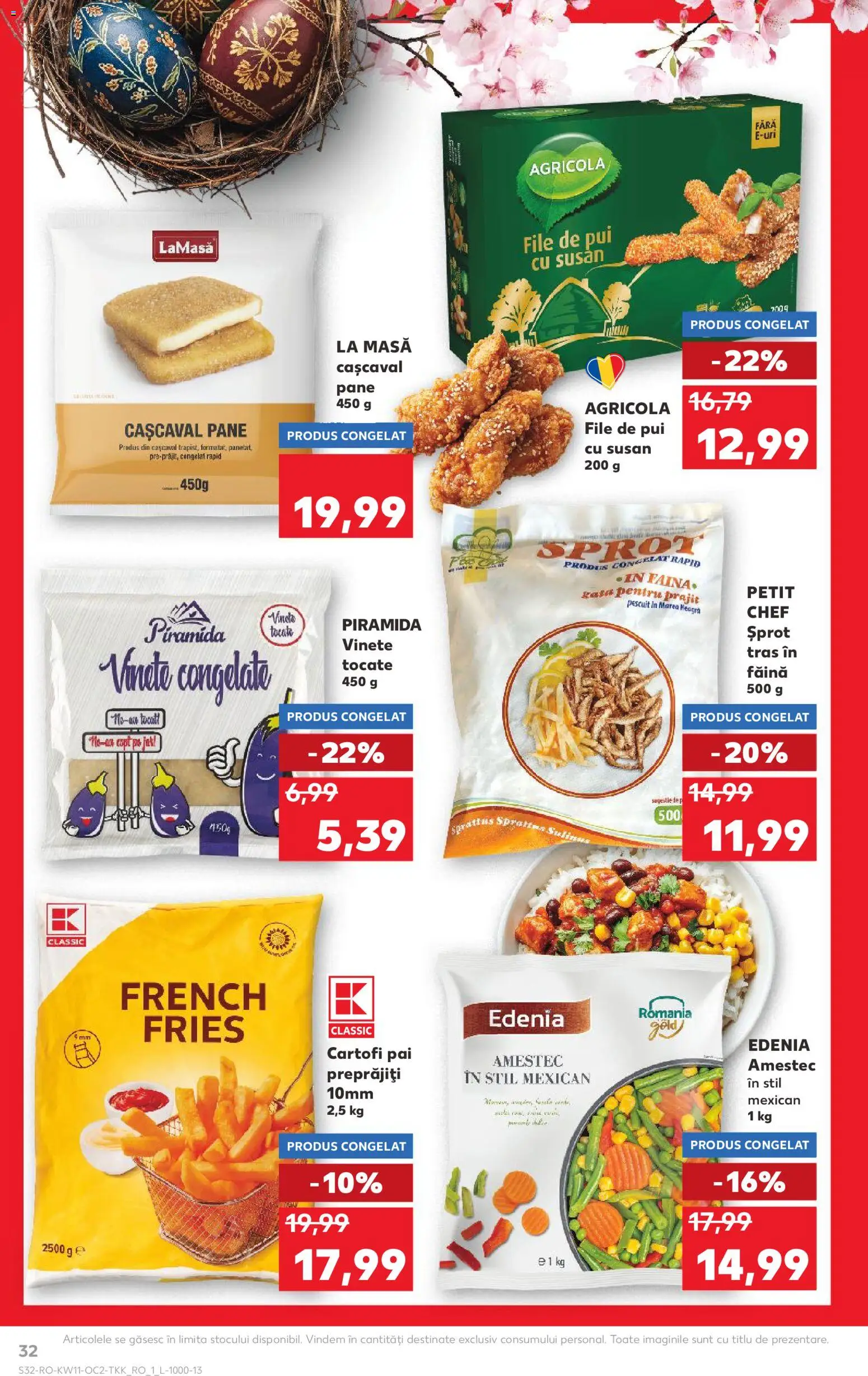 Catalog Kaufland 11 - 16 Martie 2026 | Pagina 32 | Produse: Hacıyatmaz Kedi Oyuncağı, Cașcaval, Rață, Făină