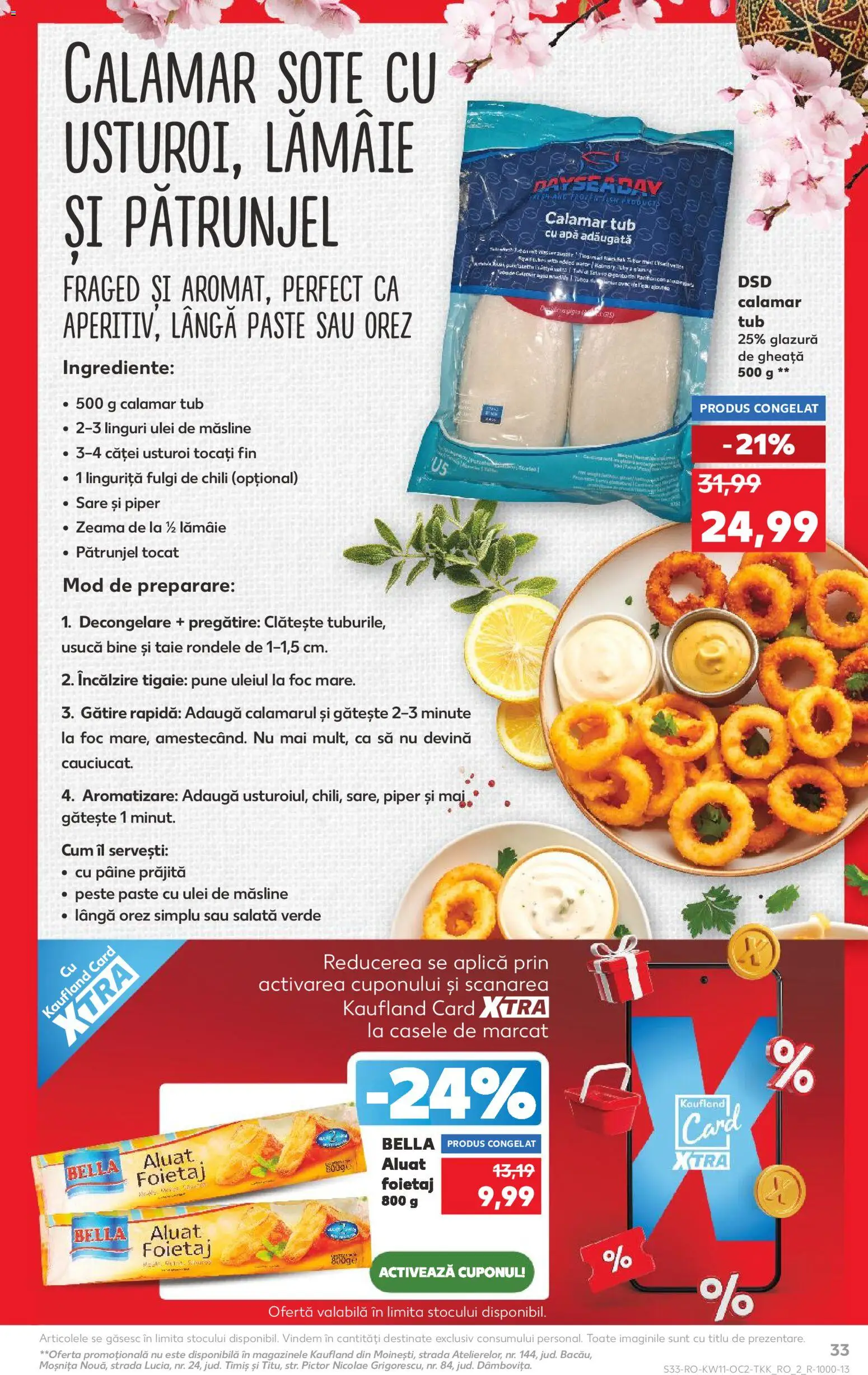 Catalog Kaufland 11 - 16 Martie 2026 | Pagina 33 | Produse: Ulei, Pâine, Pește, Salată