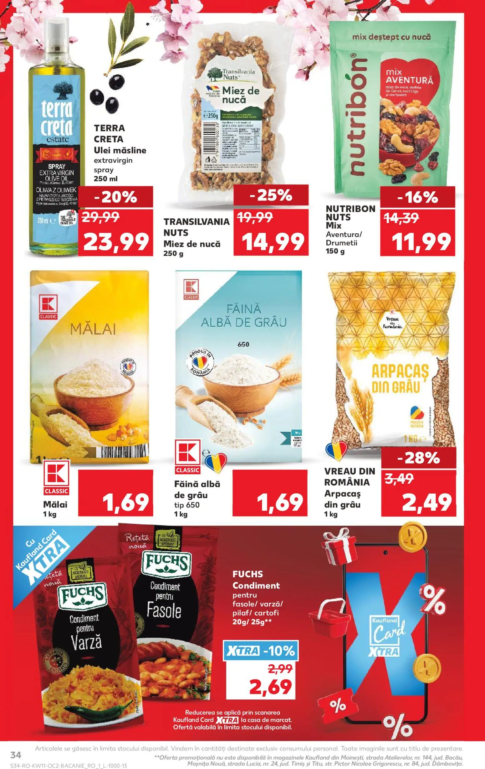 Catalog Kaufland 11 - 16 Martie 2026 | Pagina 34 | Produse: Pară, Măsline, Făină, Cartofi