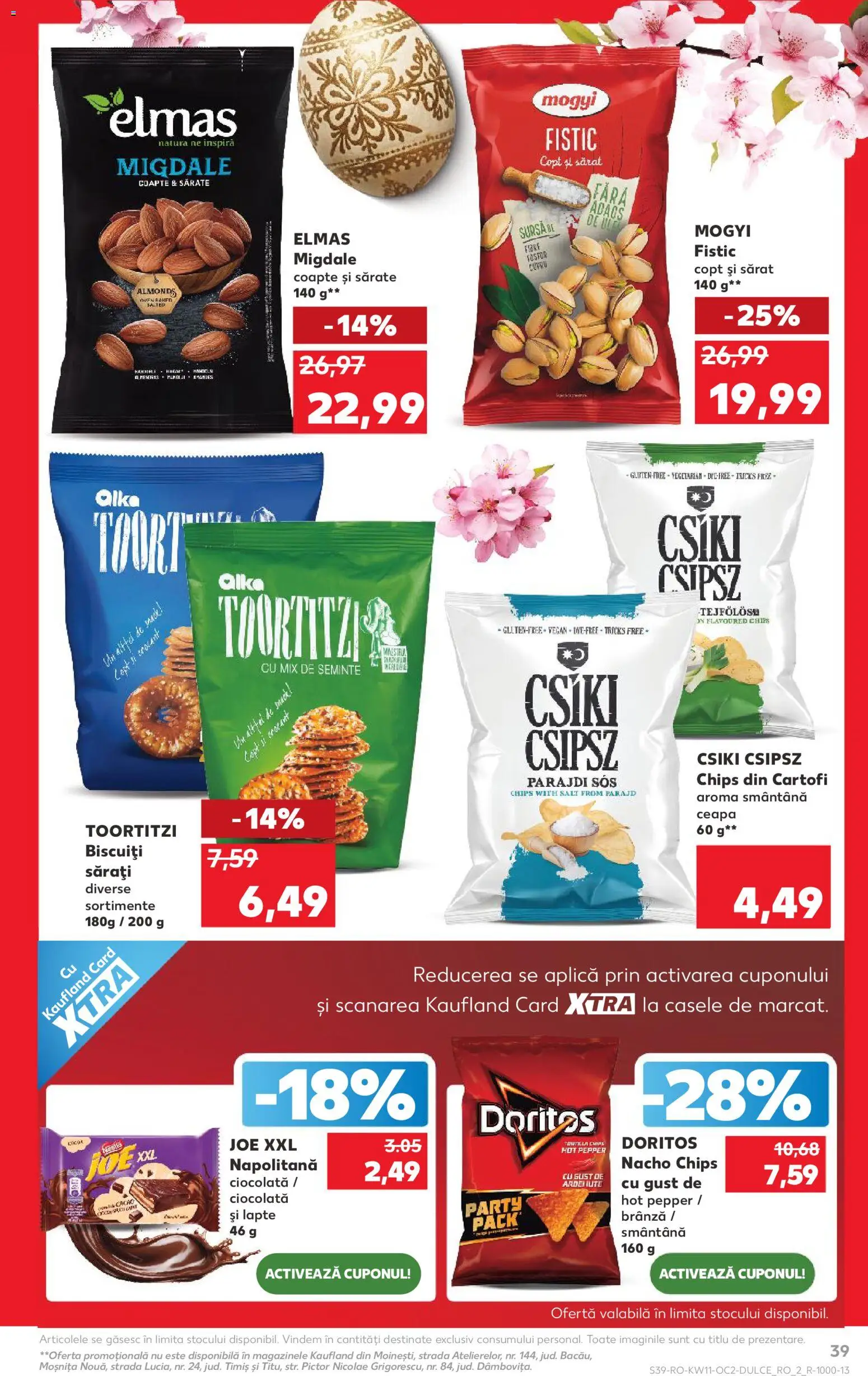 Catalog Kaufland 11 - 16 Martie 2026 | Pagina 39 | Produse: Ardei, Semințe, Ciocolată, Smântână