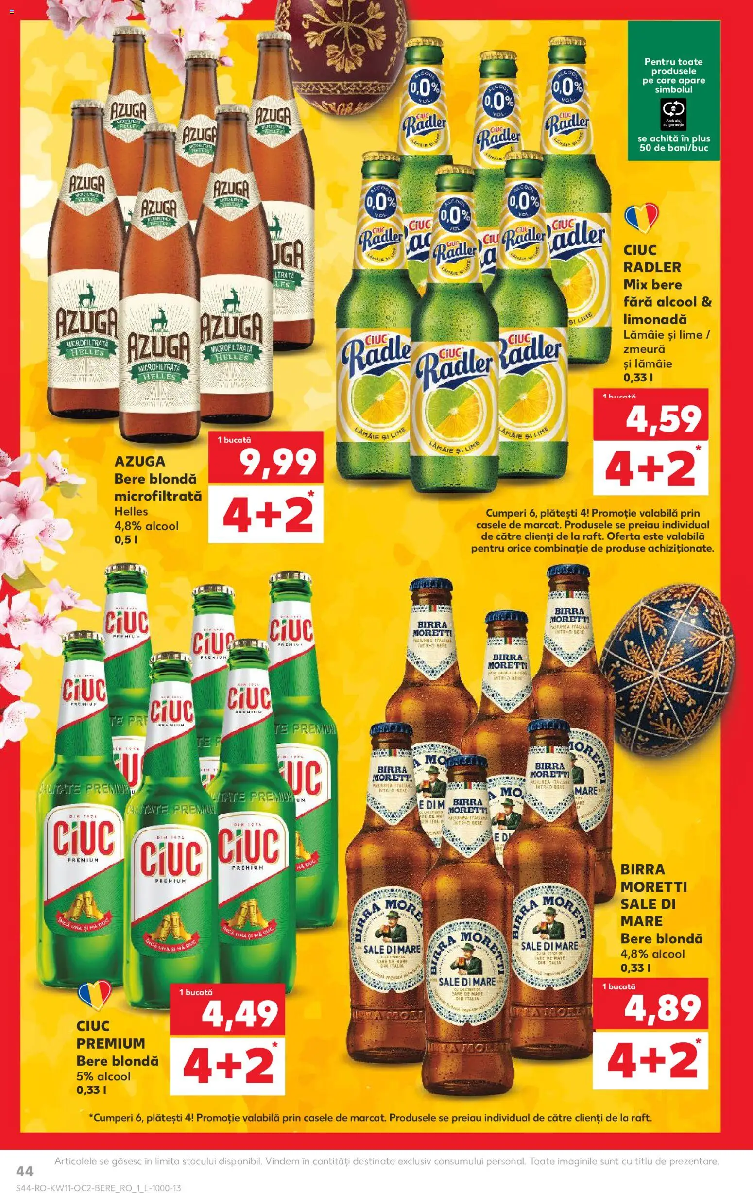 Catalog Kaufland 11 - 16 Martie 2026 | Pagina 44 | Produse: Lime, Zmeură, Sıcak su torbası, Bere