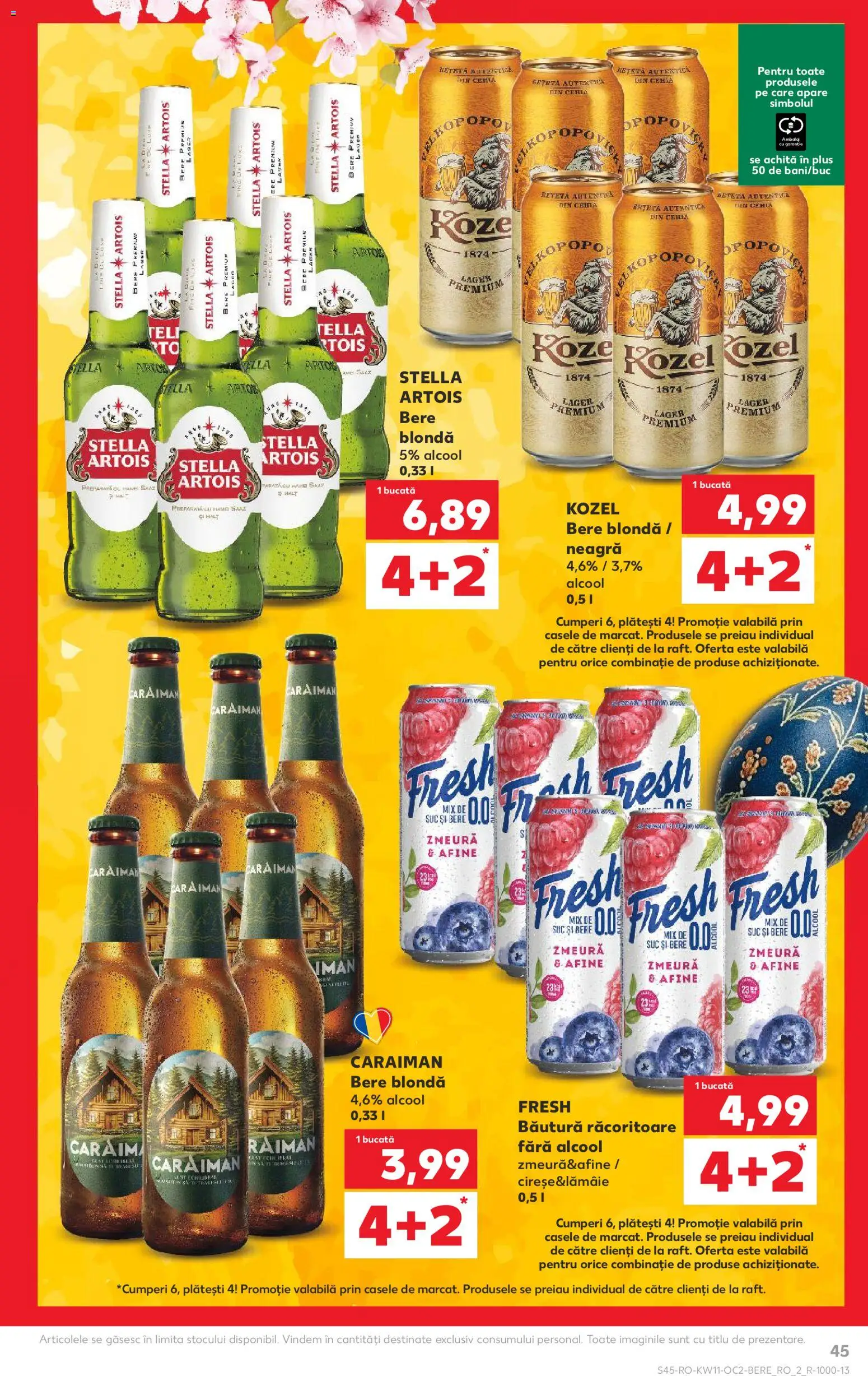 Catalog Kaufland 11 - 16 Martie 2026 | Pagina 45 | Produse: Afine, Zmeură, Suc, Bere