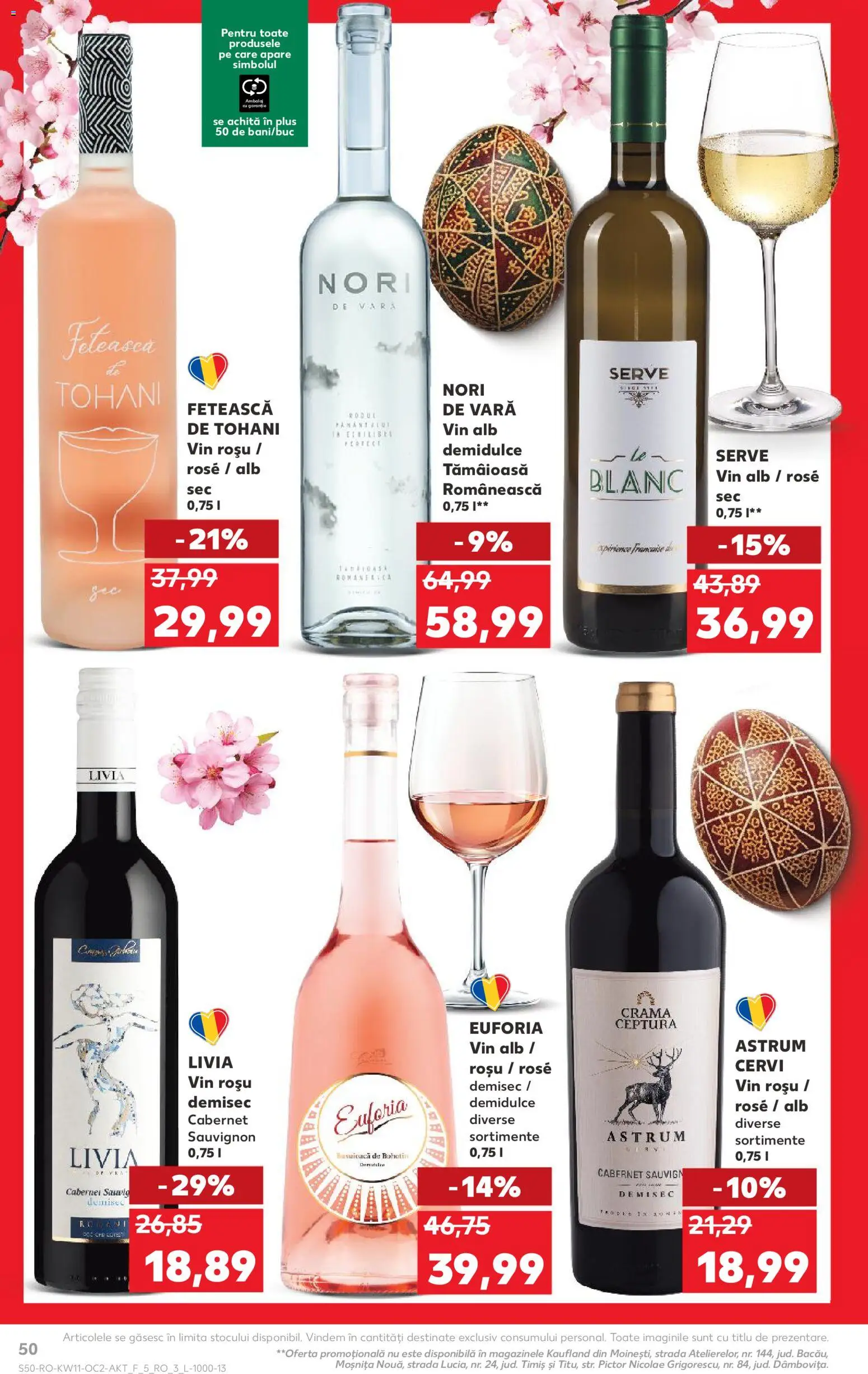 Catalog Kaufland 11 - 16 Martie 2026 | Pagina 50 | Produse: Vin