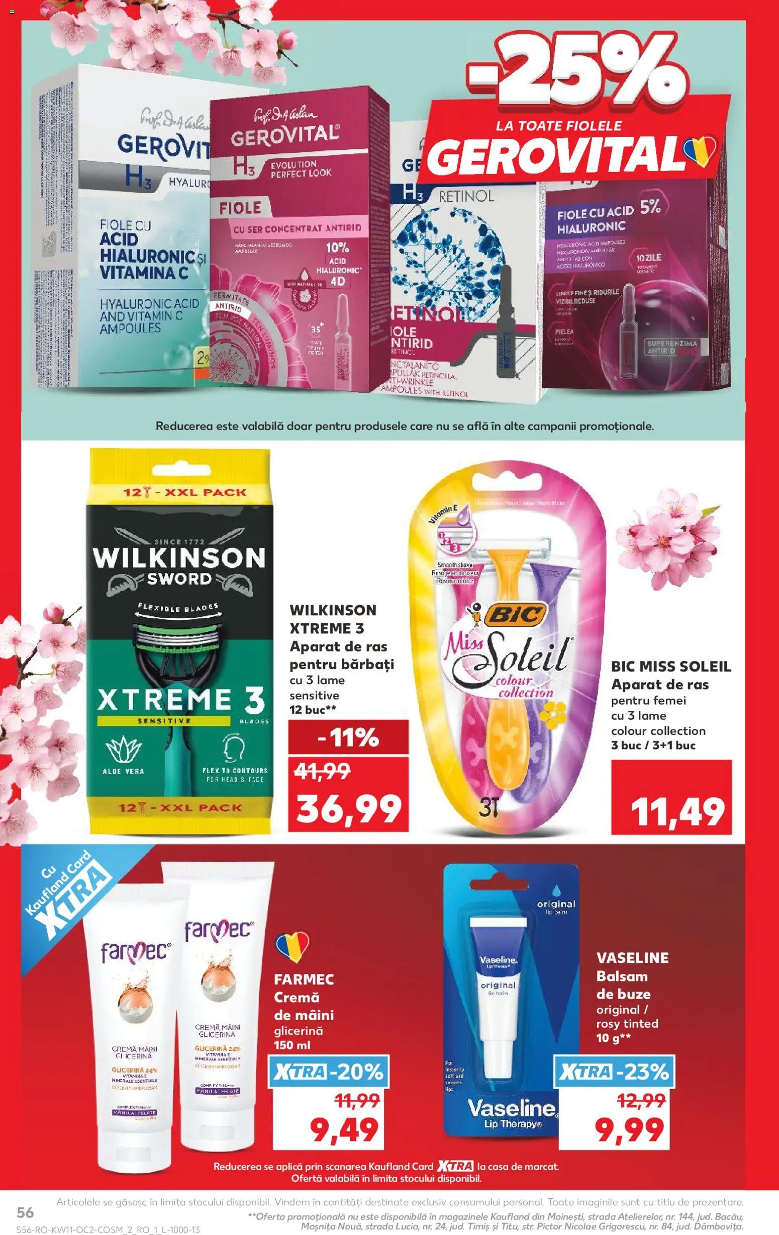 Catalog Kaufland 11 - 16 Martie 2026 | Pagina 56 | Produse: Aloe vera, Balsam, Cremă, Cremă de mâini