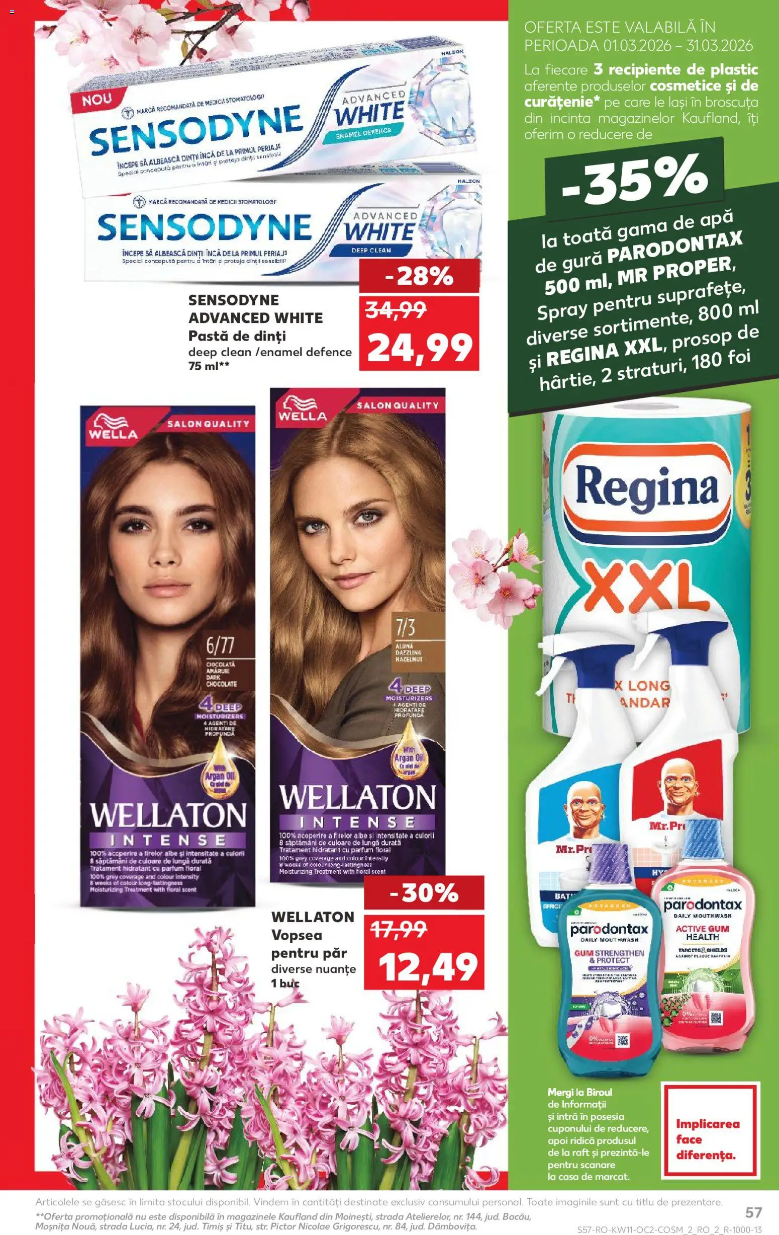 Catalog Kaufland 11 - 16 Martie 2026 | Pagina 57 | Produse: Vopsea, Parfum, Recipiente, Pastă de dinți