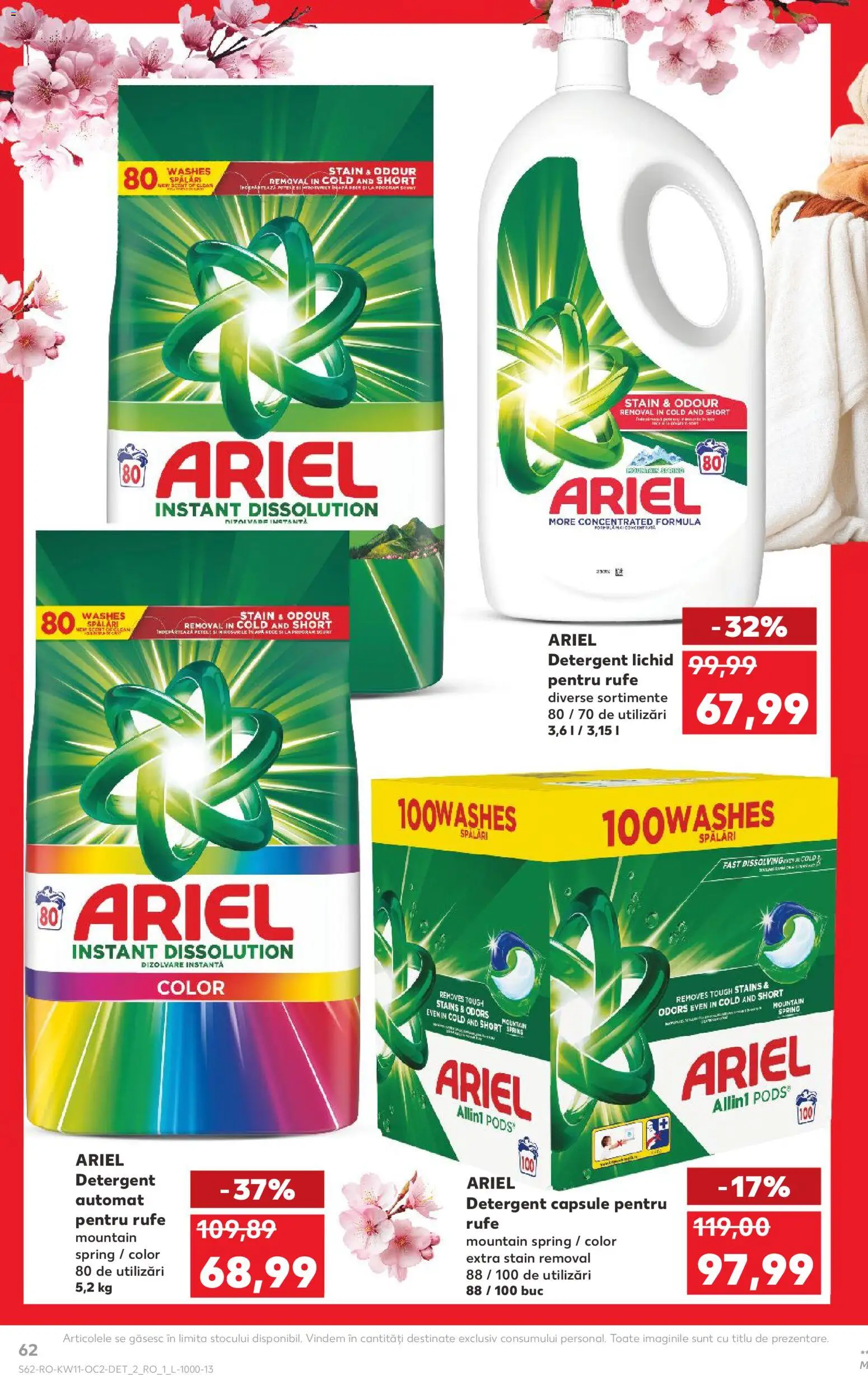 Catalog Kaufland 11 - 16 Martie 2026 | Pagina 62 | Produse: Pomelo, Kedi Ödül Oyuncakları, Detergent, Apă