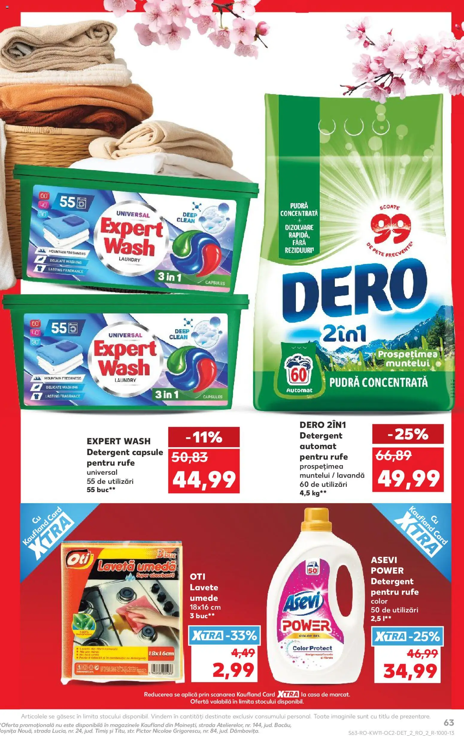 Catalog Kaufland 11 - 16 Martie 2026 | Pagina 63 | Produse: Pomelo, Pudră, Detergent, Lavete