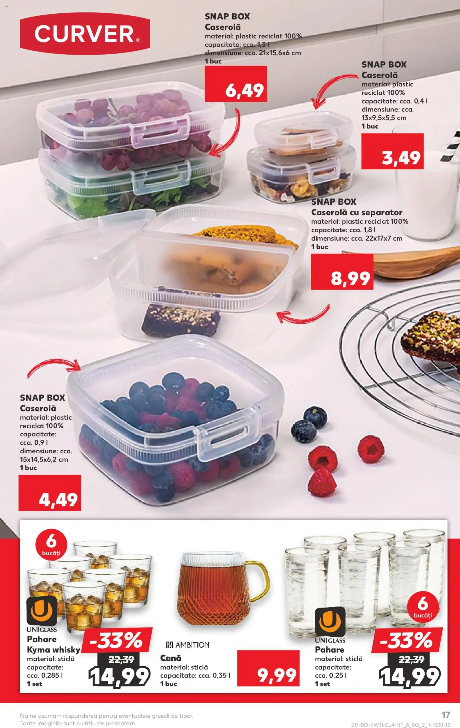Catalog Kaufland 11 - 16 Martie 2026 | Pagina 17 | Produse: Pahare
