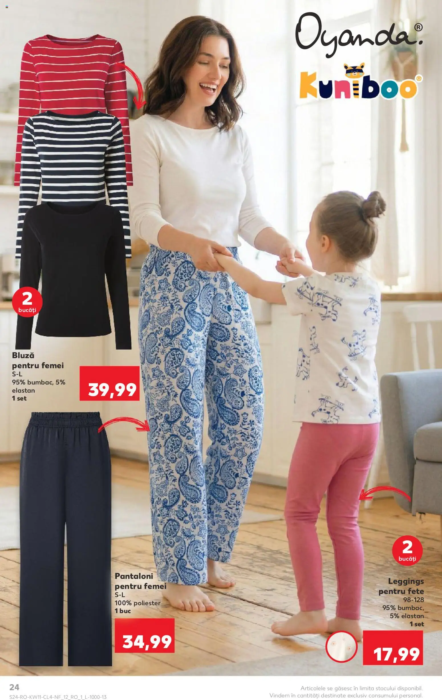 Catalog Kaufland 11 - 16 Martie 2026 | Pagina 24 | Produse: Bluză, Pantaloni