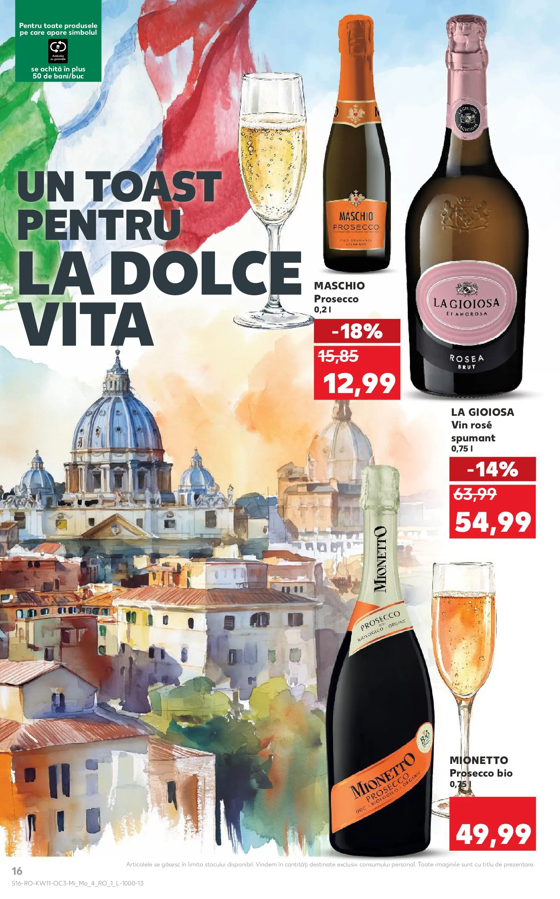 Catalog Kaufland 11 - 16 Martie 2026 | Pagina 16 | Produse: Şerit ödül, Prosecco, Vin