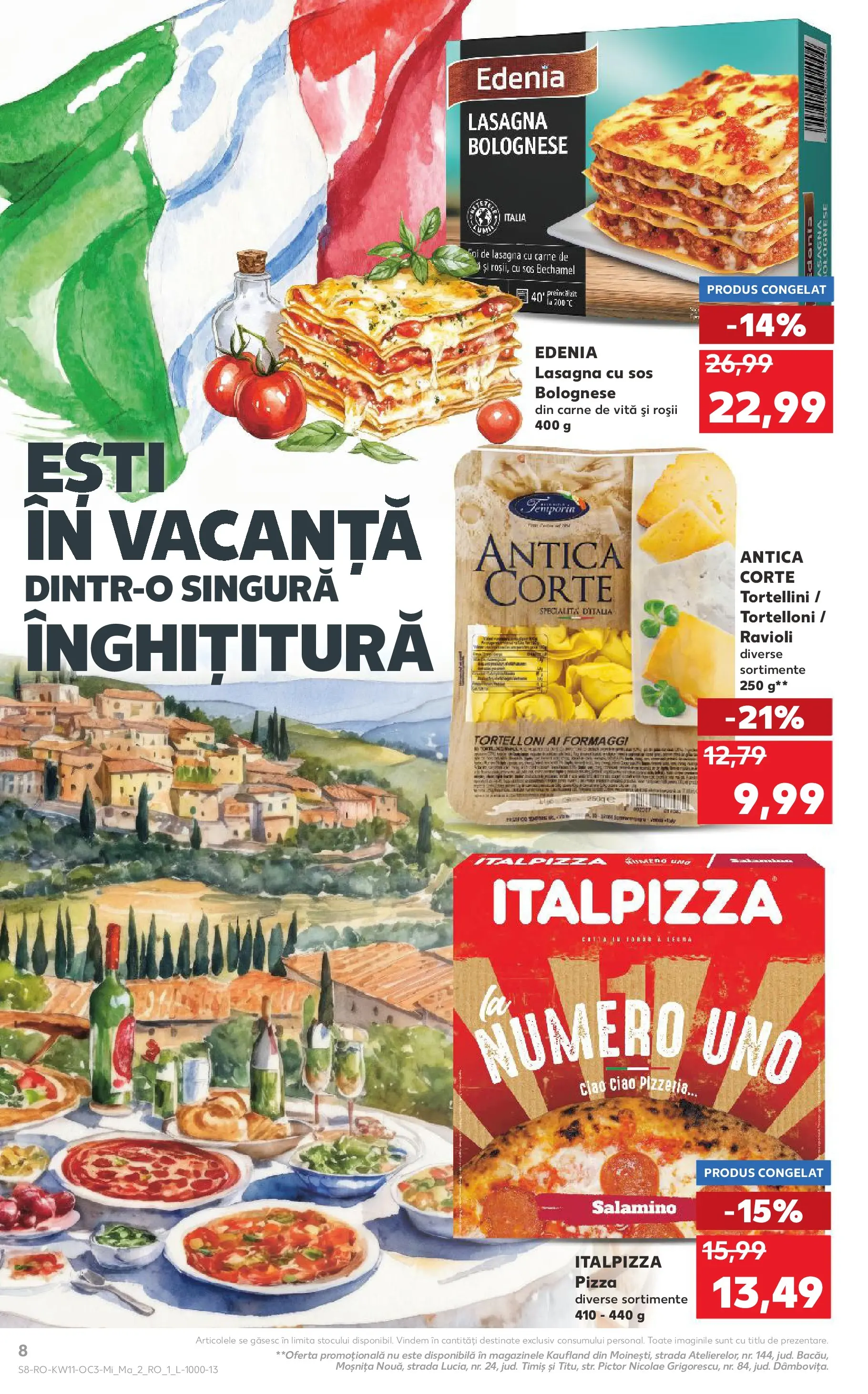Catalog Kaufland 11 - 16 Martie 2026 | Pagina 8 | Produse: Lasagna, Roșii, Carne De Vită, Sos