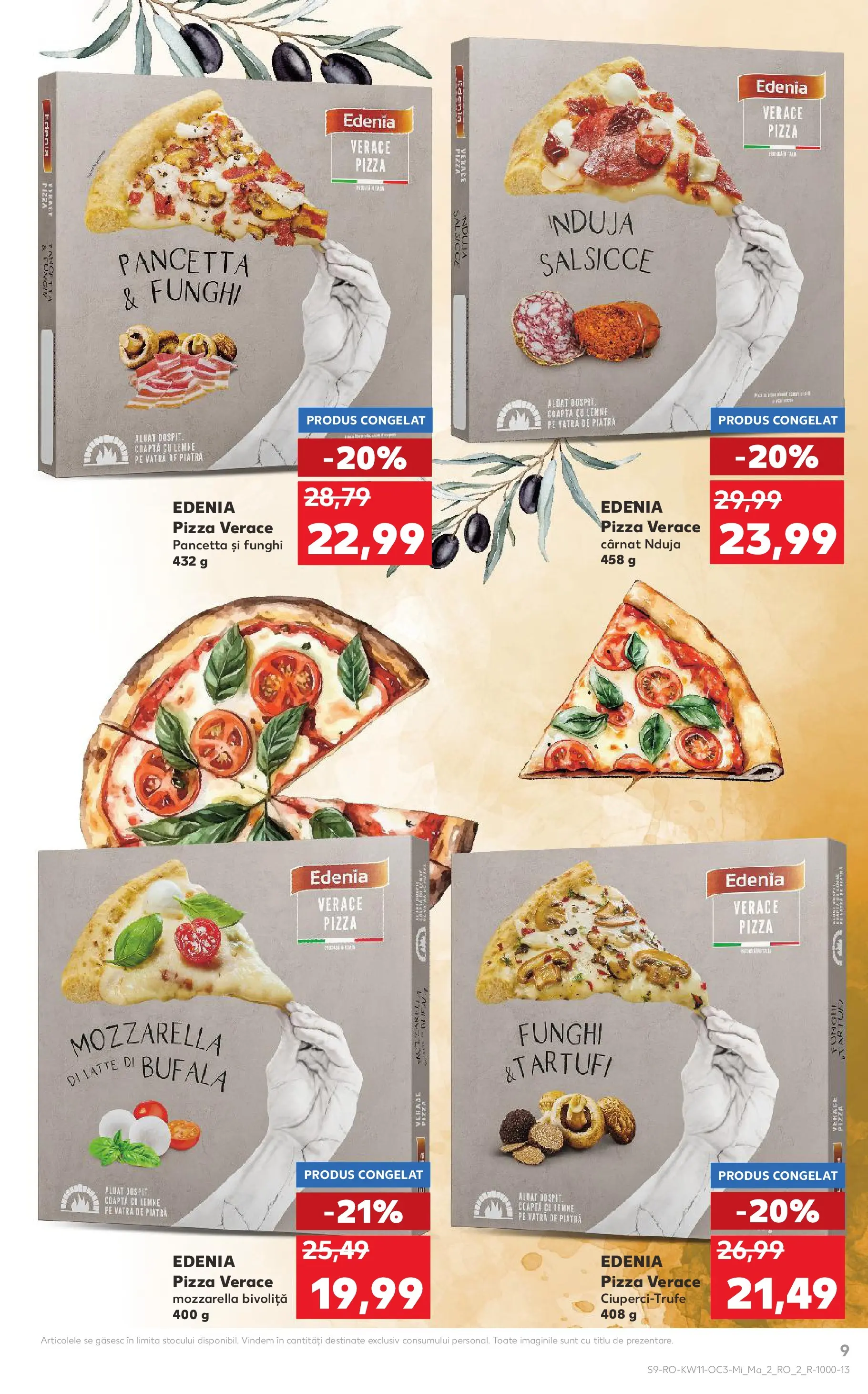Catalog Kaufland 11 - 16 Martie 2026 | Pagina 9 | Produse: Aluat, Mozzarella, Pizza