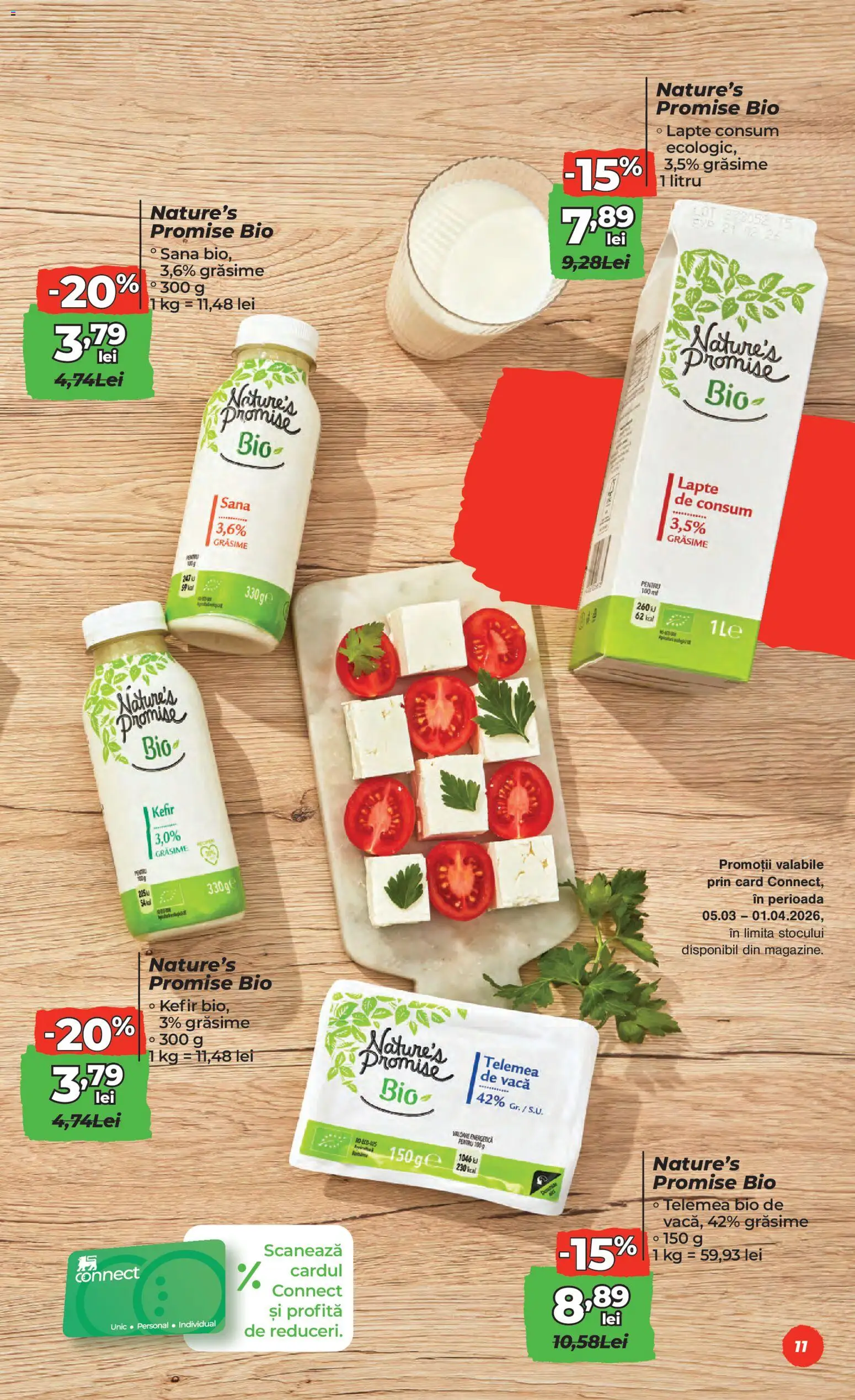 Catalog Mega Image 5 - 31 Martie 2026 | Pagina 11 | Produse: Şerit ödül, Lapte, Kefir