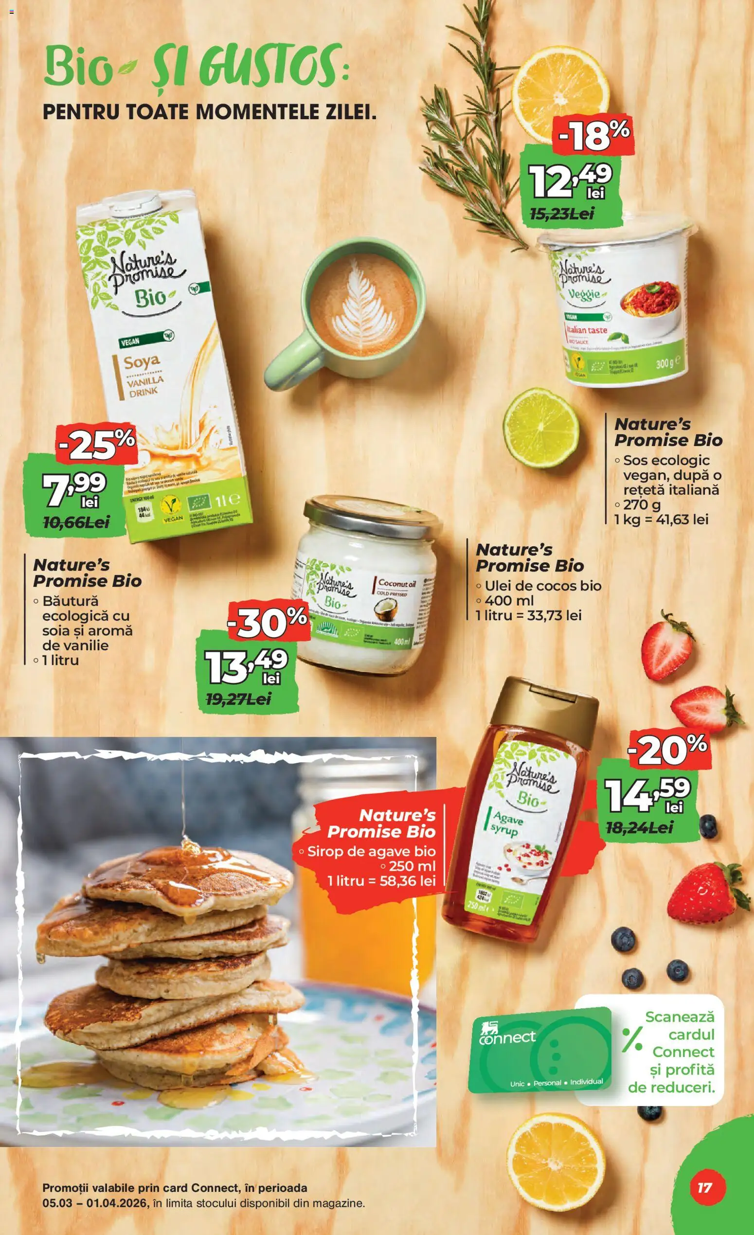 Catalog Mega Image 5 - 31 Martie 2026 | Pagina 17 | Produse: Ulei, Sirop de agave, Sirop, Sos