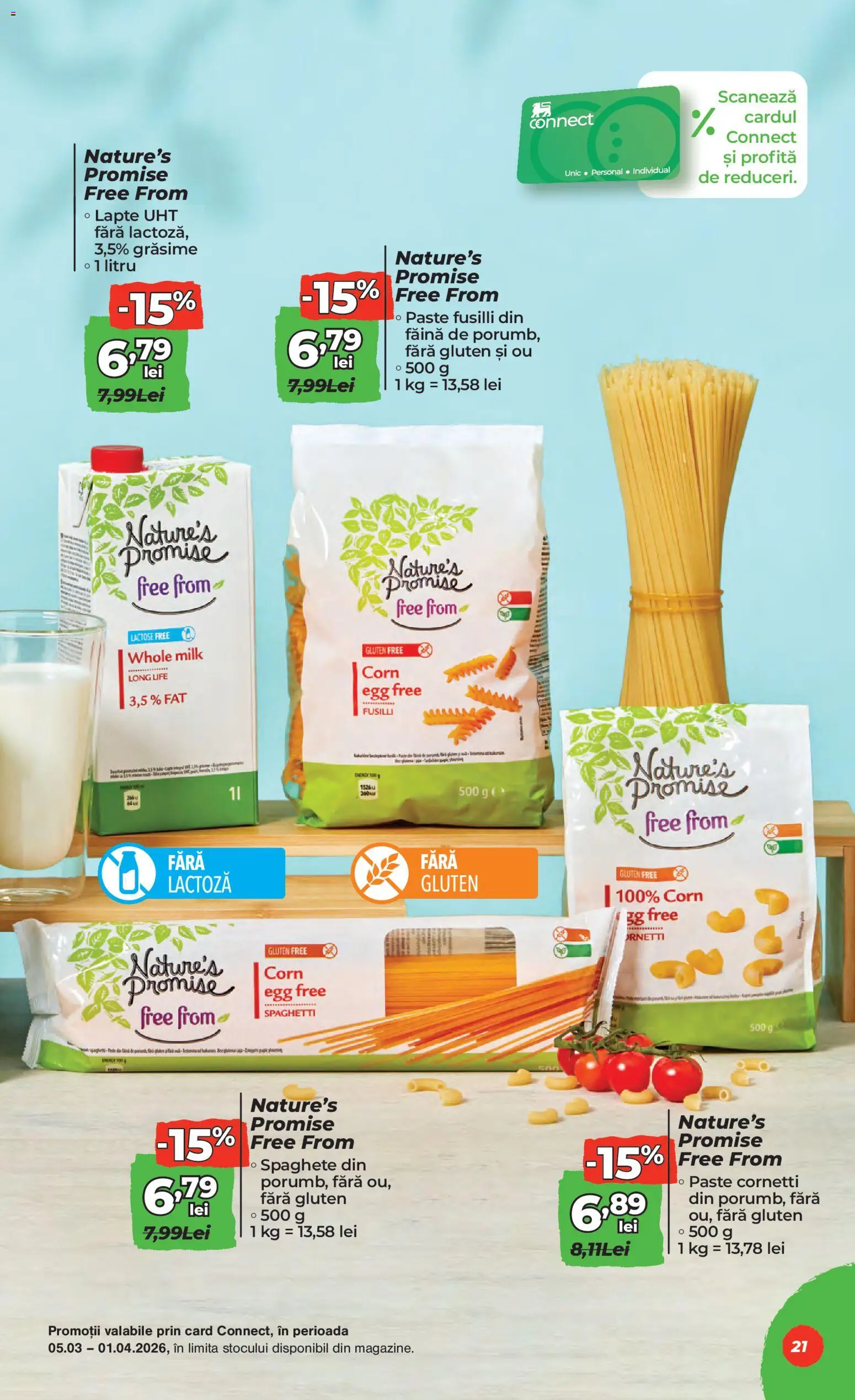 Catalog Mega Image 5 - 31 Martie 2026 | Pagina 21 | Produse: Lapte, Făină, Paste