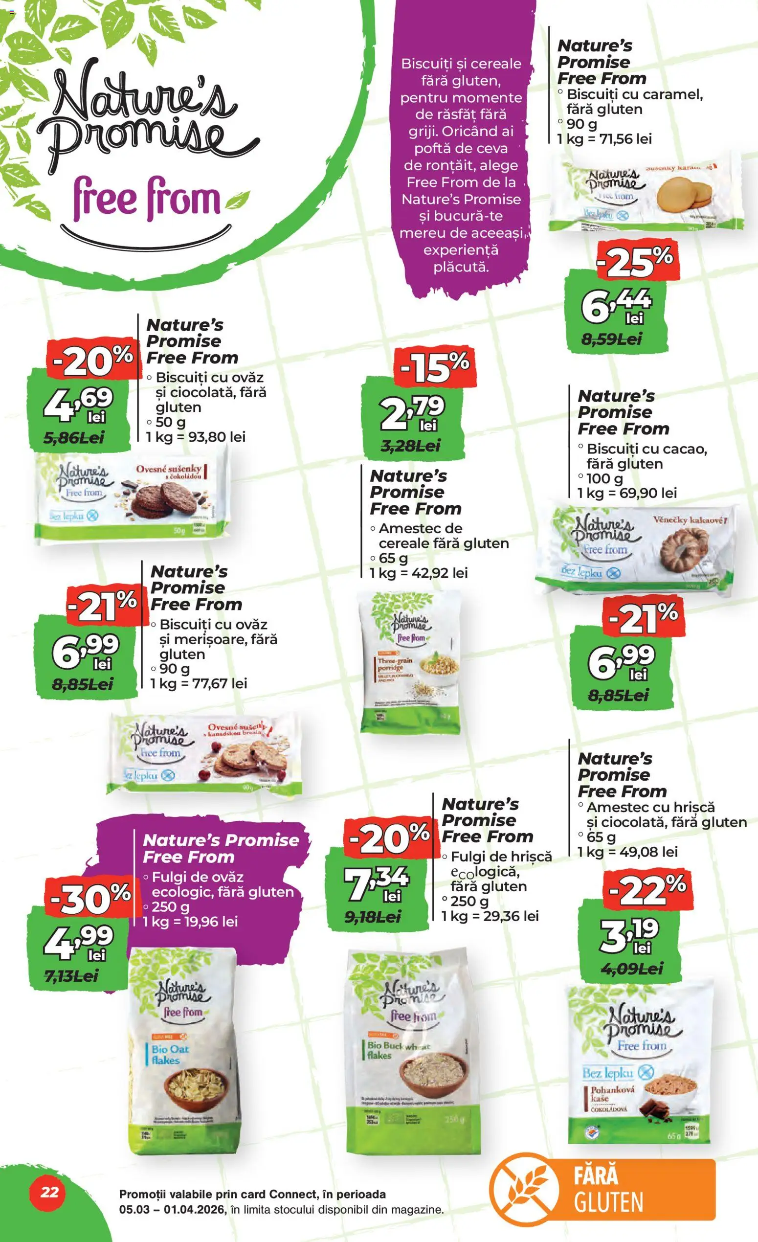 Catalog Mega Image 5 - 31 Martie 2026 | Pagina 22 | Produse: Şerit ödül, Cereale, Biscuiți, Fulgi