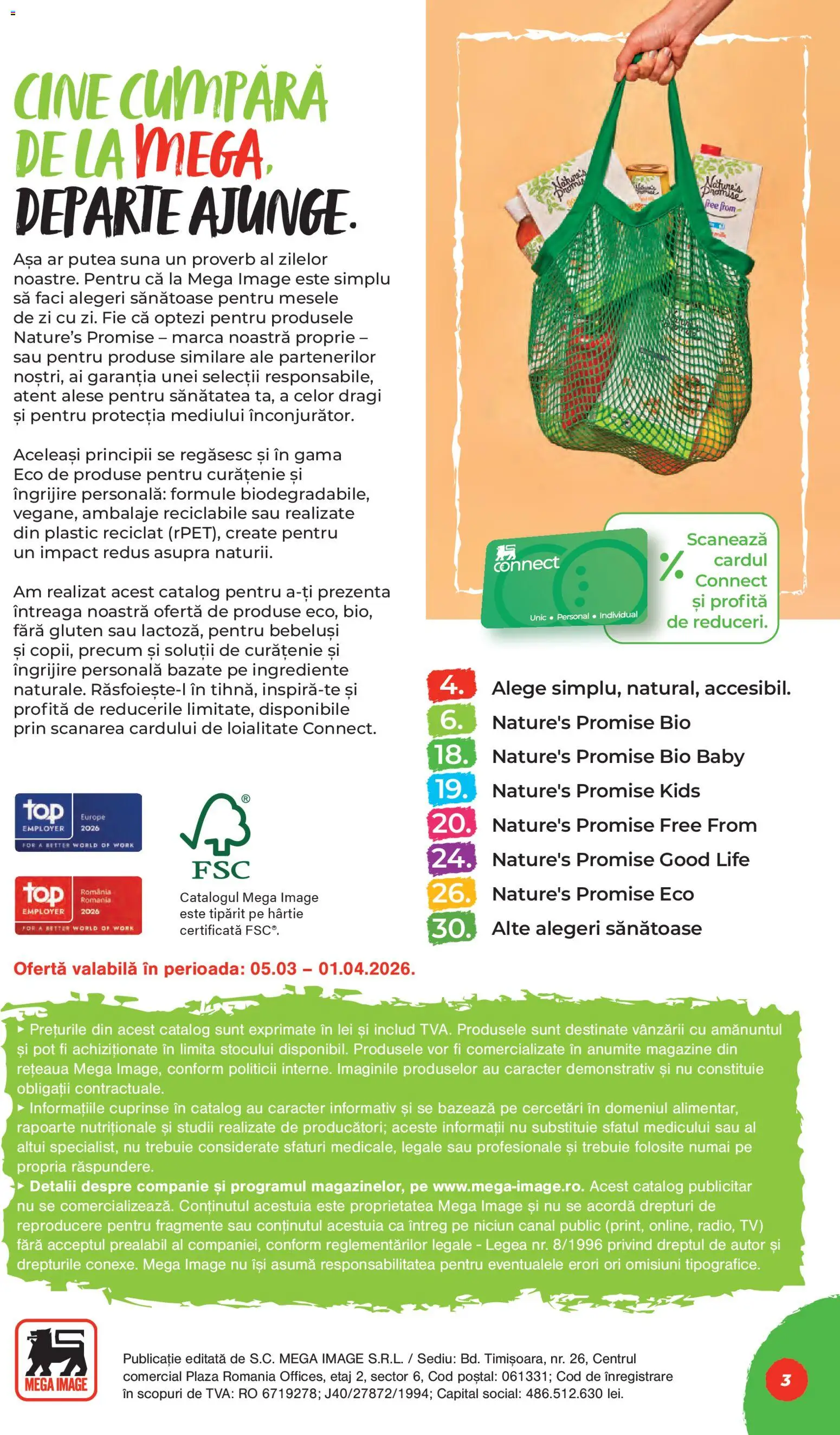 Catalog Mega Image 5 - 31 Martie 2026 | Pagina 3 | Produse: Şerit ödül, Peluş Köpek Yatağı