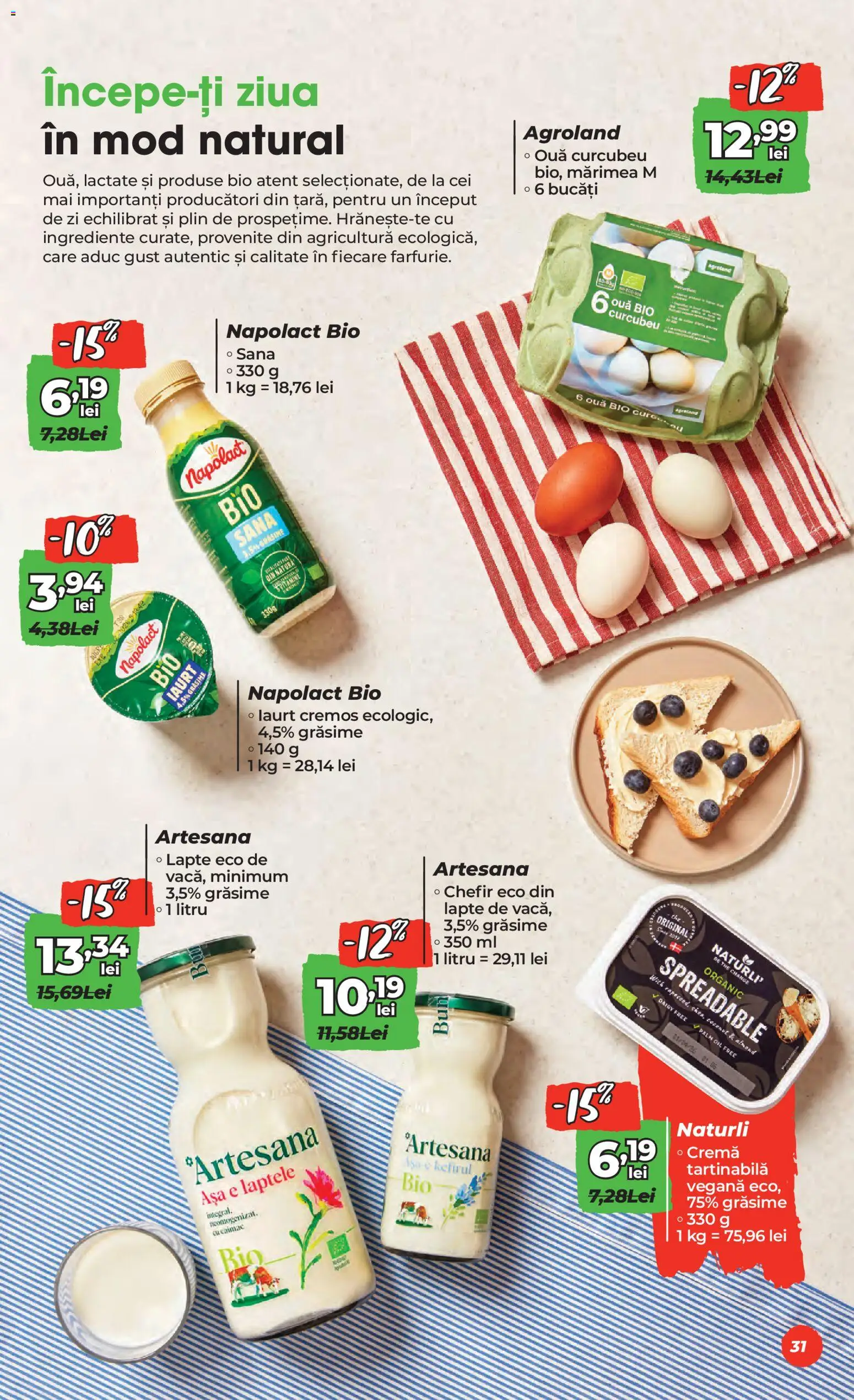 Catalog Mega Image 5 - 31 Martie 2026 | Pagina 31 | Produse: Şerit ödül, Lapte, Cremă, Ouă