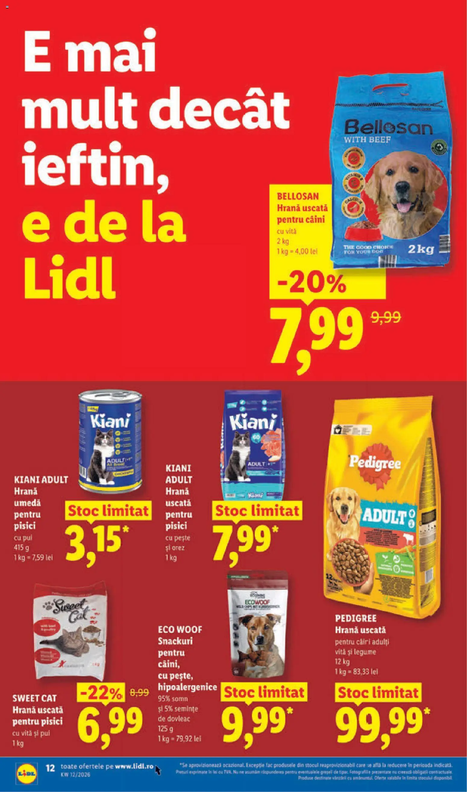 Catalog LIDL 16 - 21 Martie 2026 | Pagina 12 | Produse: Hacıyatmaz Kedi Oyuncağı, Semințe, Pește, Legume