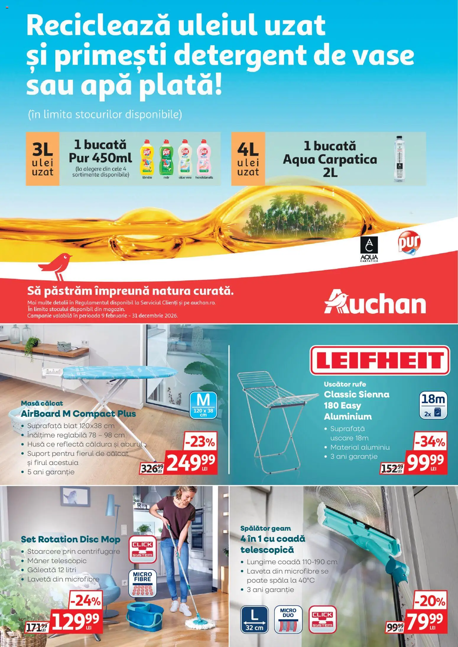 Catalog Auchan 11 - 23 Martie 2026 | Pagina 24 | Produse: Disc, Mop, Masă, Ulei