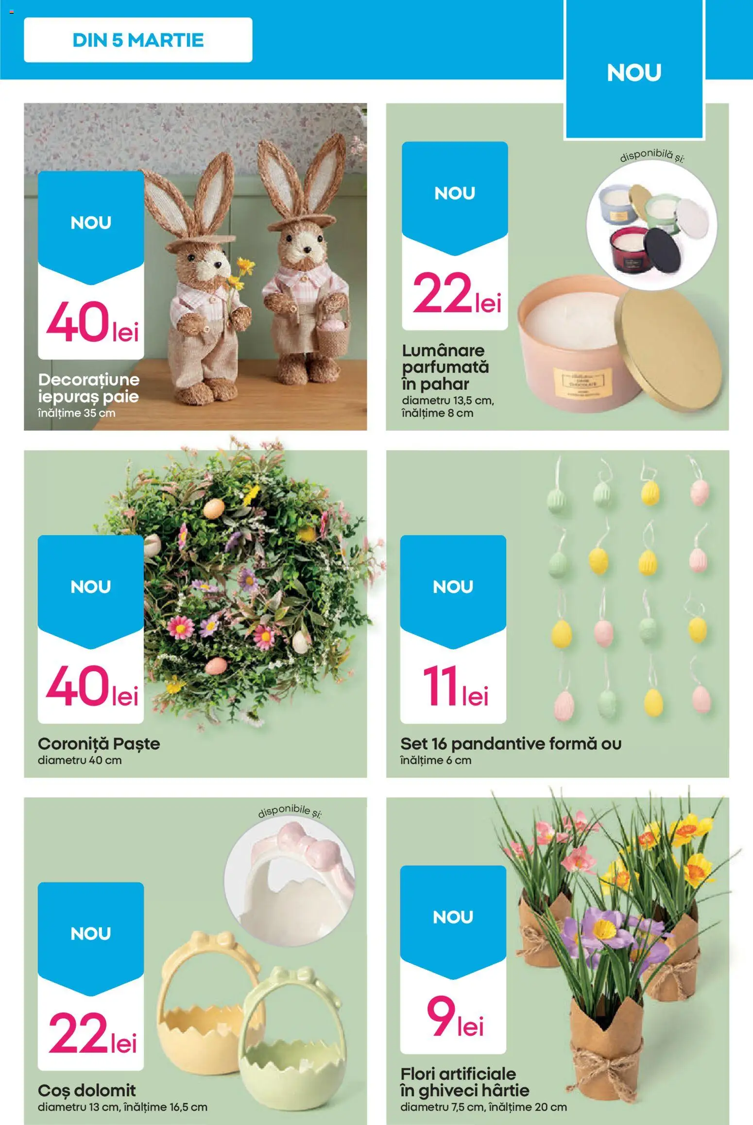 Catalog Pepco 12 - 17 Martie 2026 | Pagina 11 | Produse: Coș, Ghiveci, Lumânare, Paste