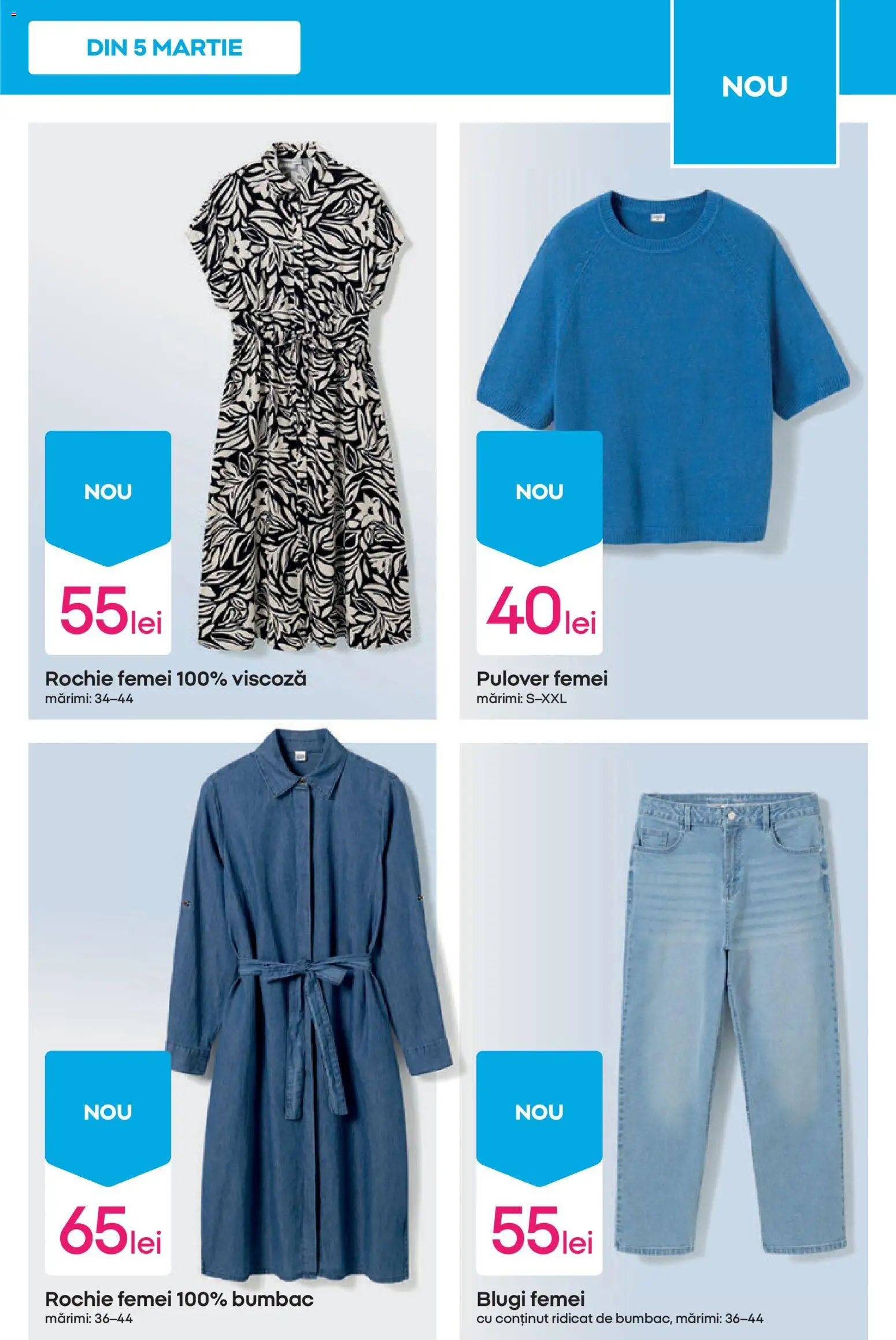 Catalog Pepco 12 - 17 Martie 2026 | Pagina 7 | Produse: Rochie, Blugi, Pulover