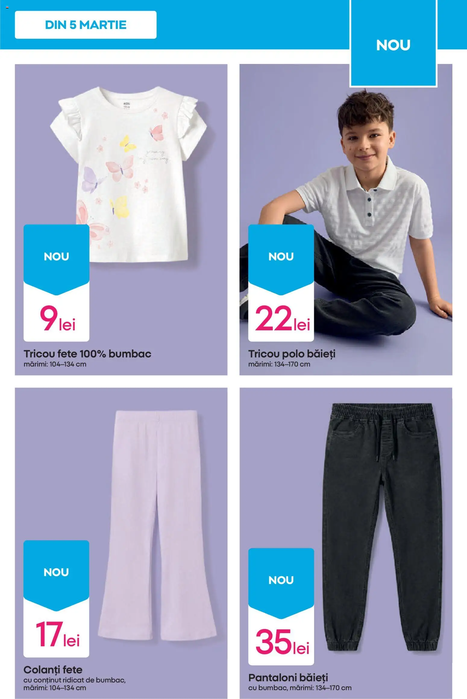 Catalog Pepco 12 - 17 Martie 2026 | Pagina 9 | Produse: Tricou, Pantaloni, Colanți