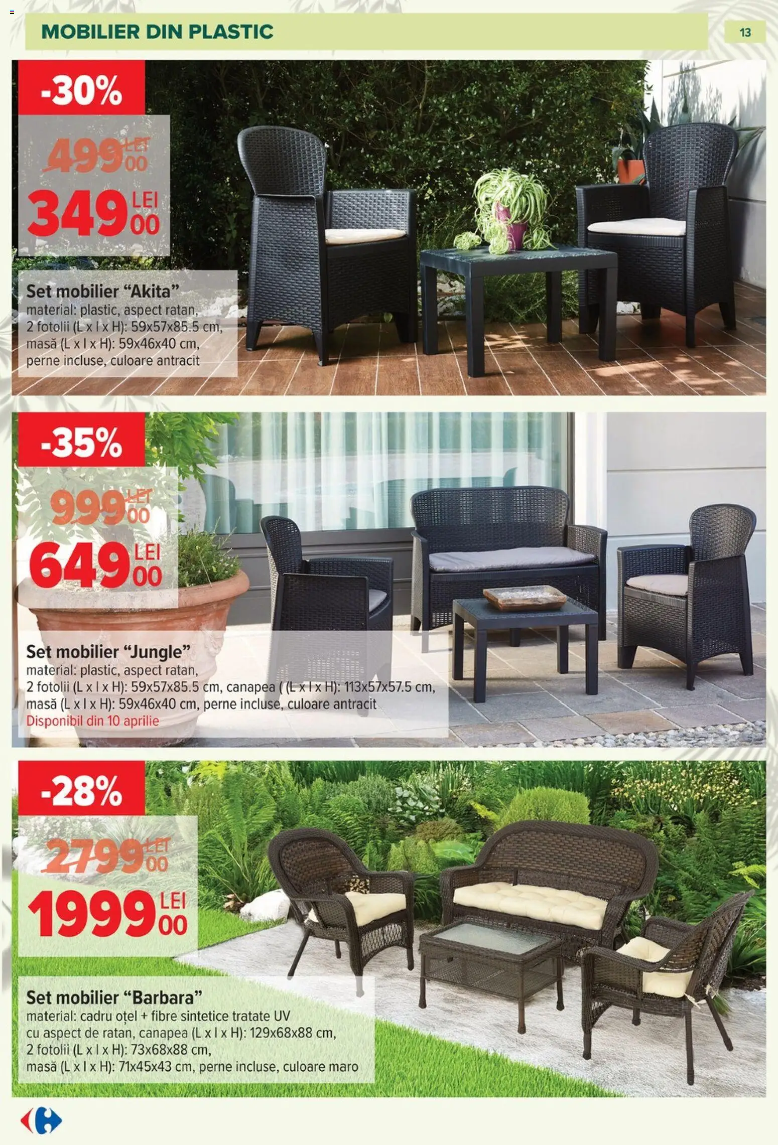 Catalog Carrefour 11 Martie - 11 Mai 2026 | Pagina 13 | Produse: Canapea, Masă